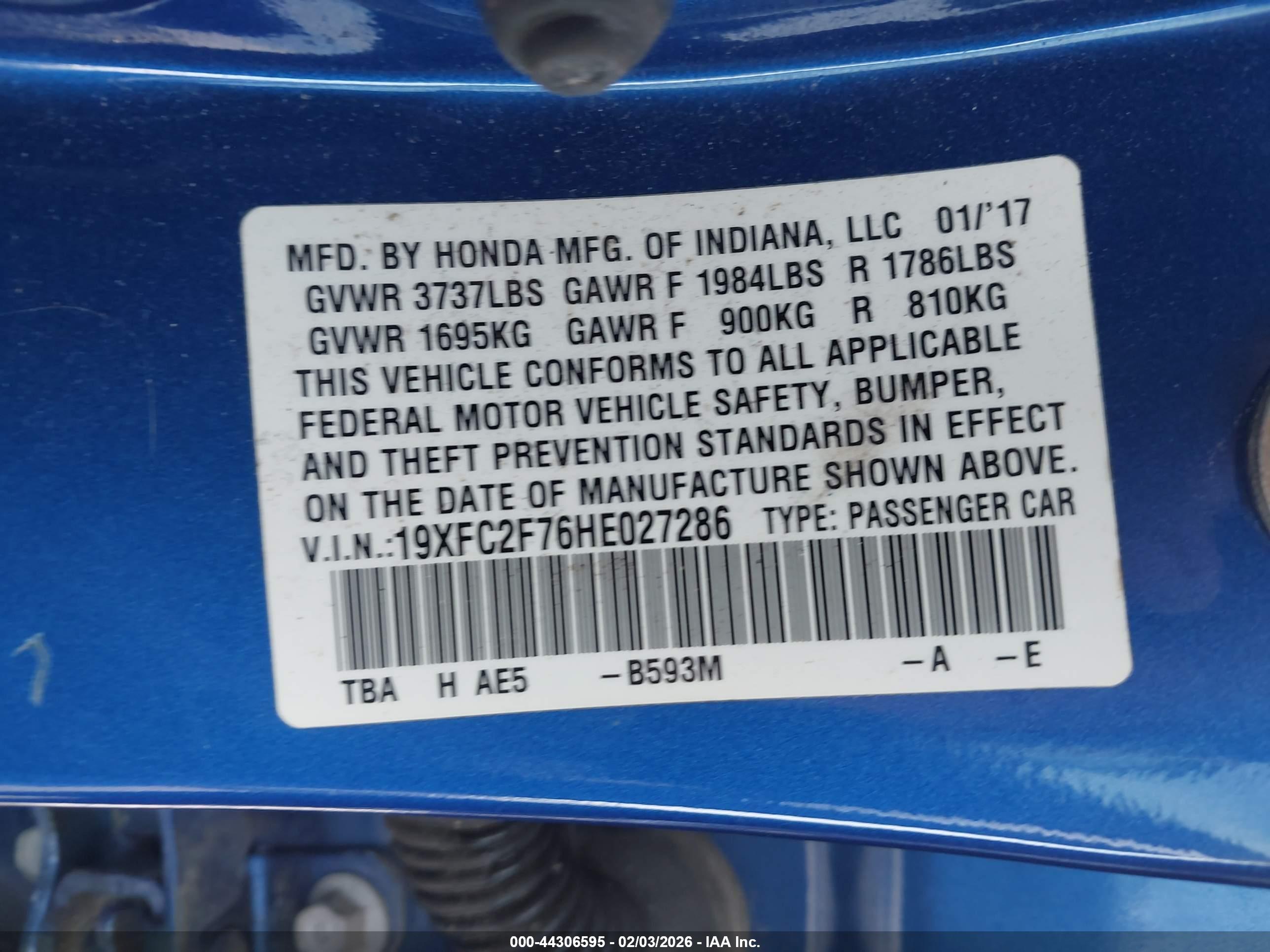 HONDA CIVIC image 9