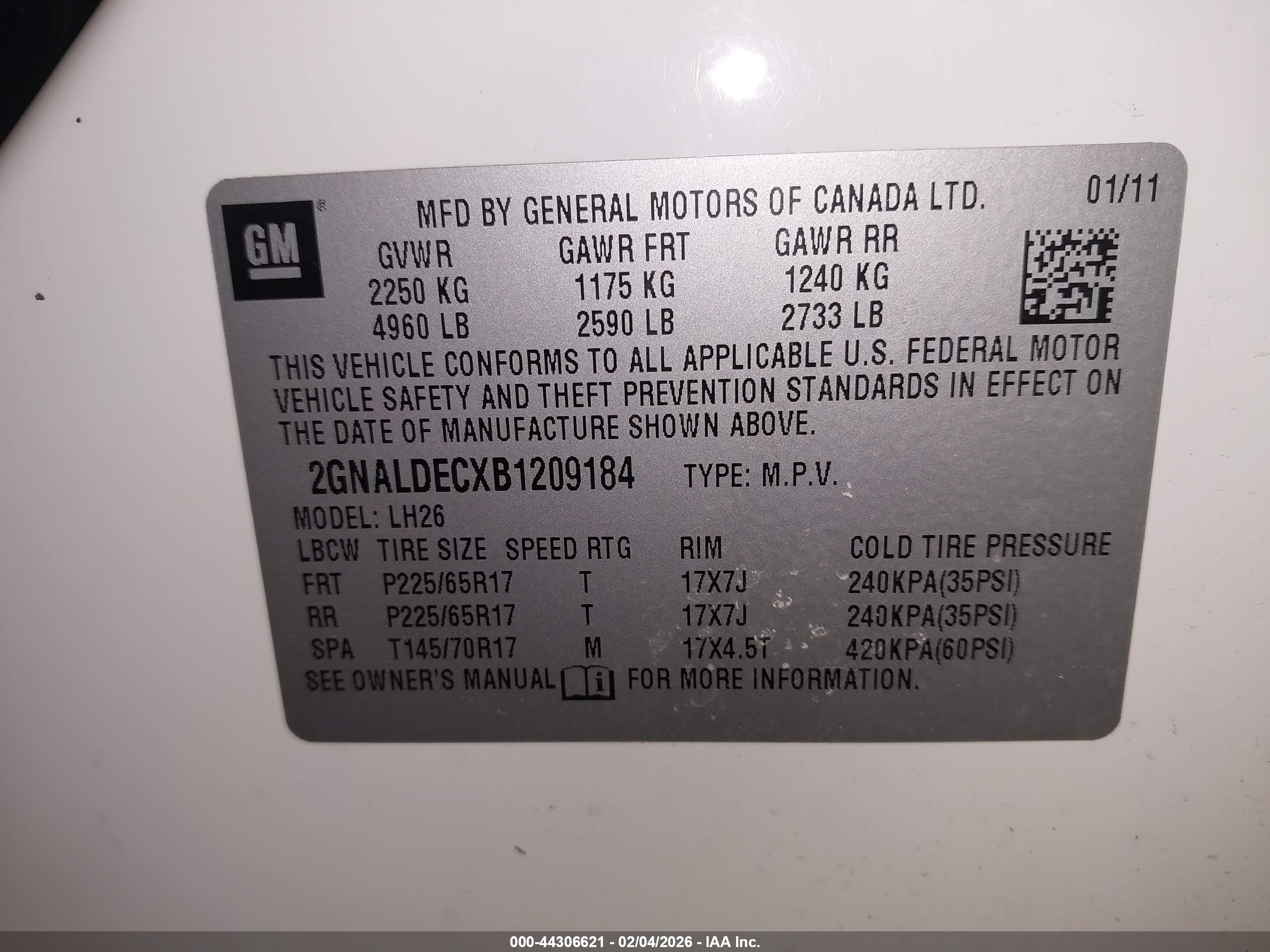 CHEVROLET EQUINOX image 9