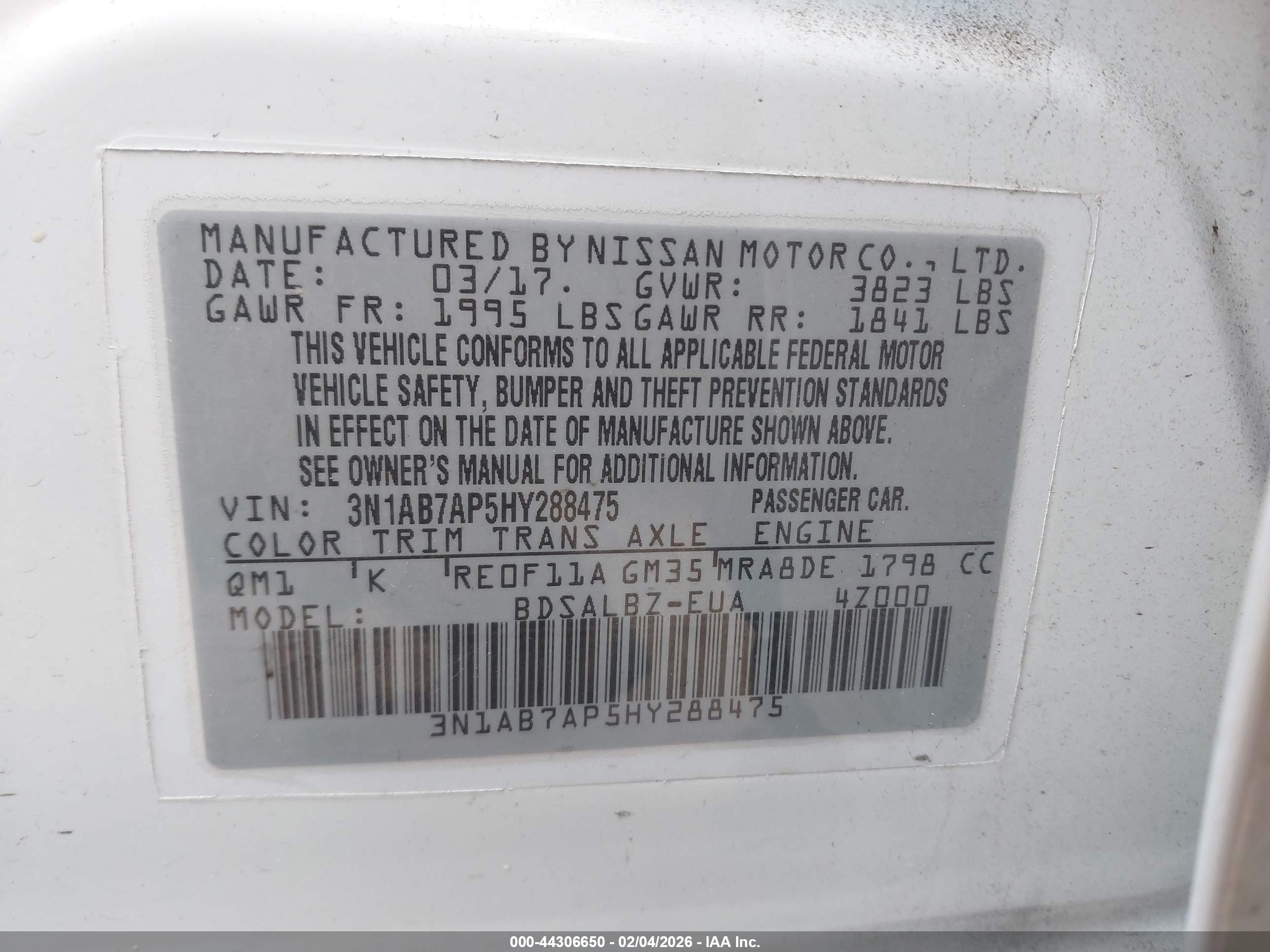 NISSAN SENTRA image 9