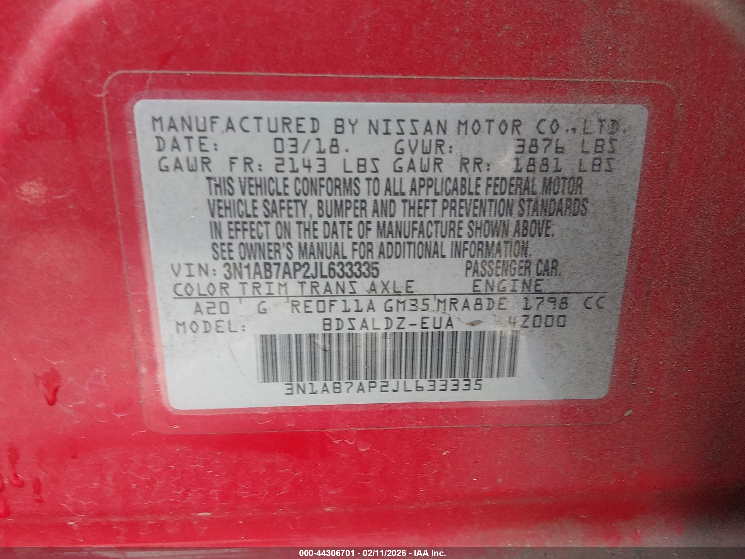 NISSAN SENTRA image 9
