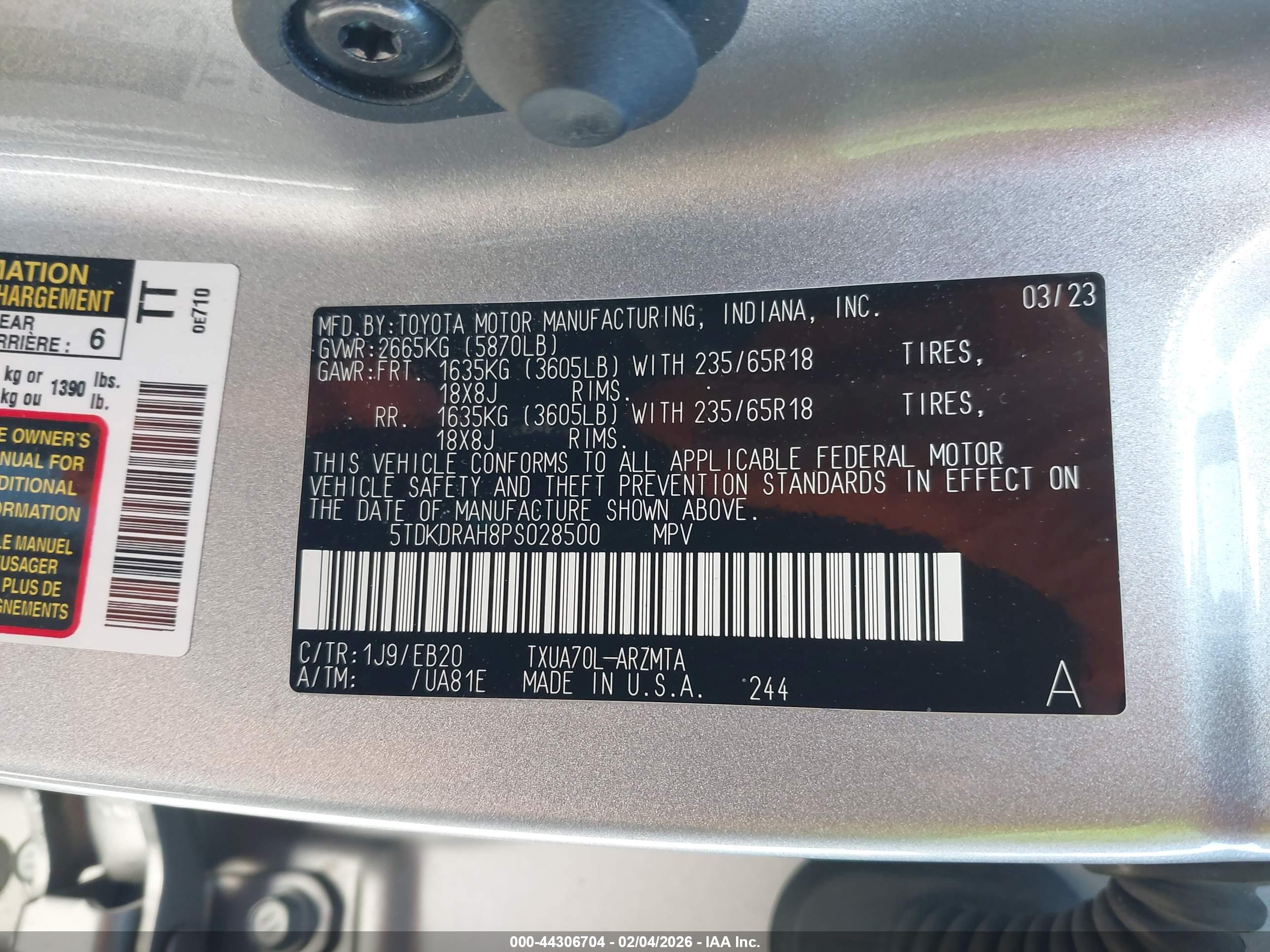 TOYOTA HIGHLANDER image 9