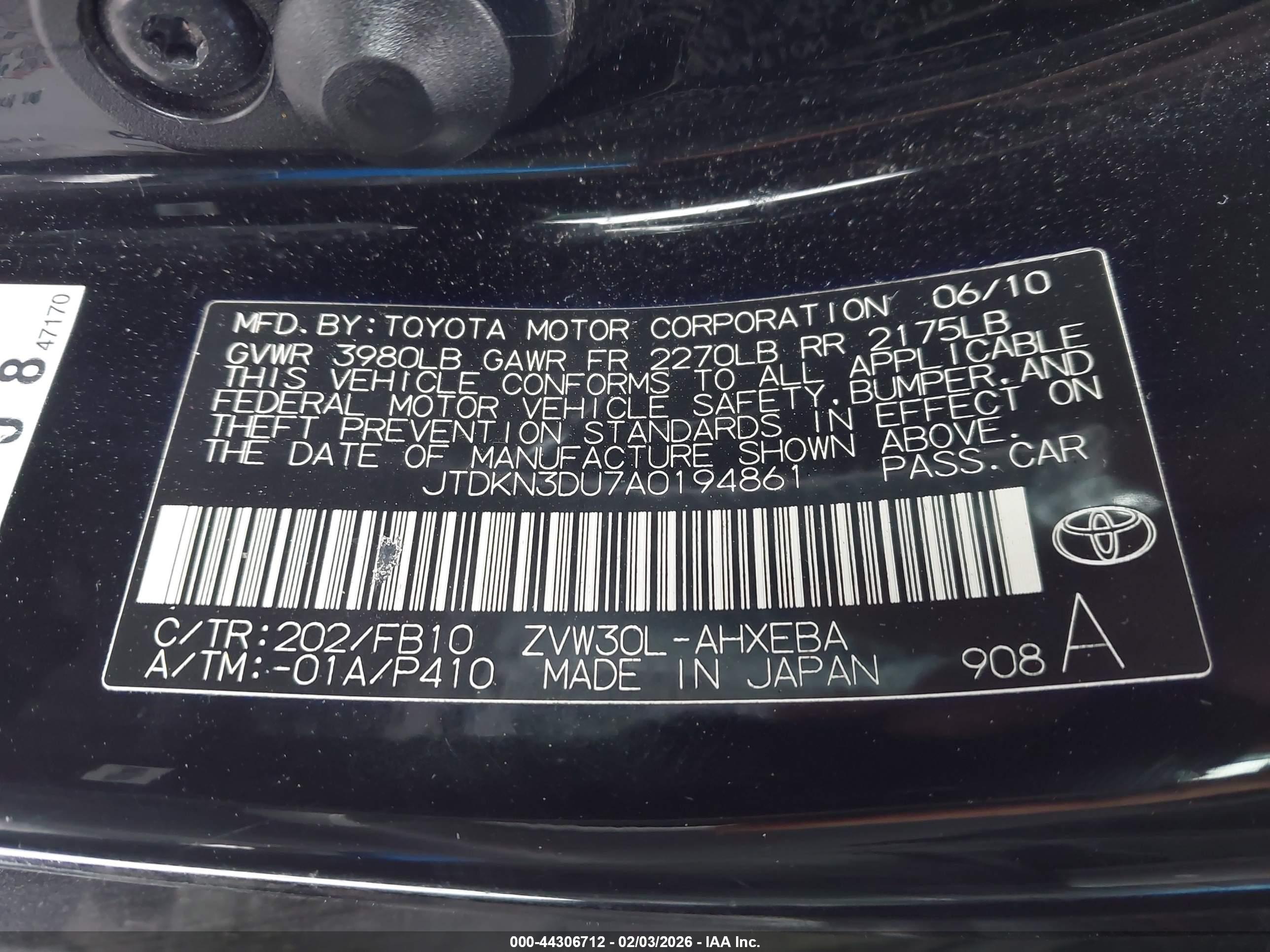 TOYOTA PRIUS image 9