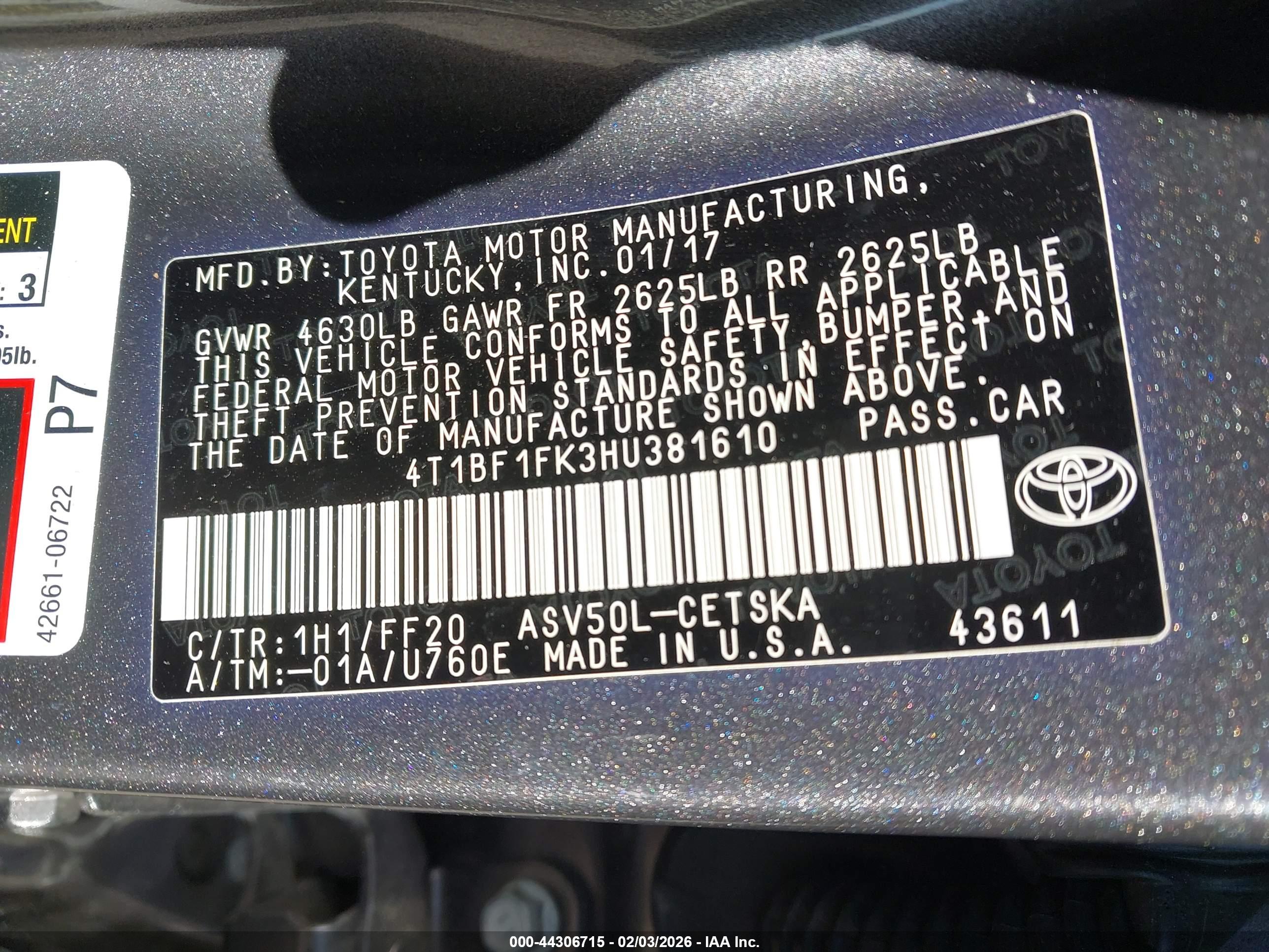 TOYOTA CAMRY image 9