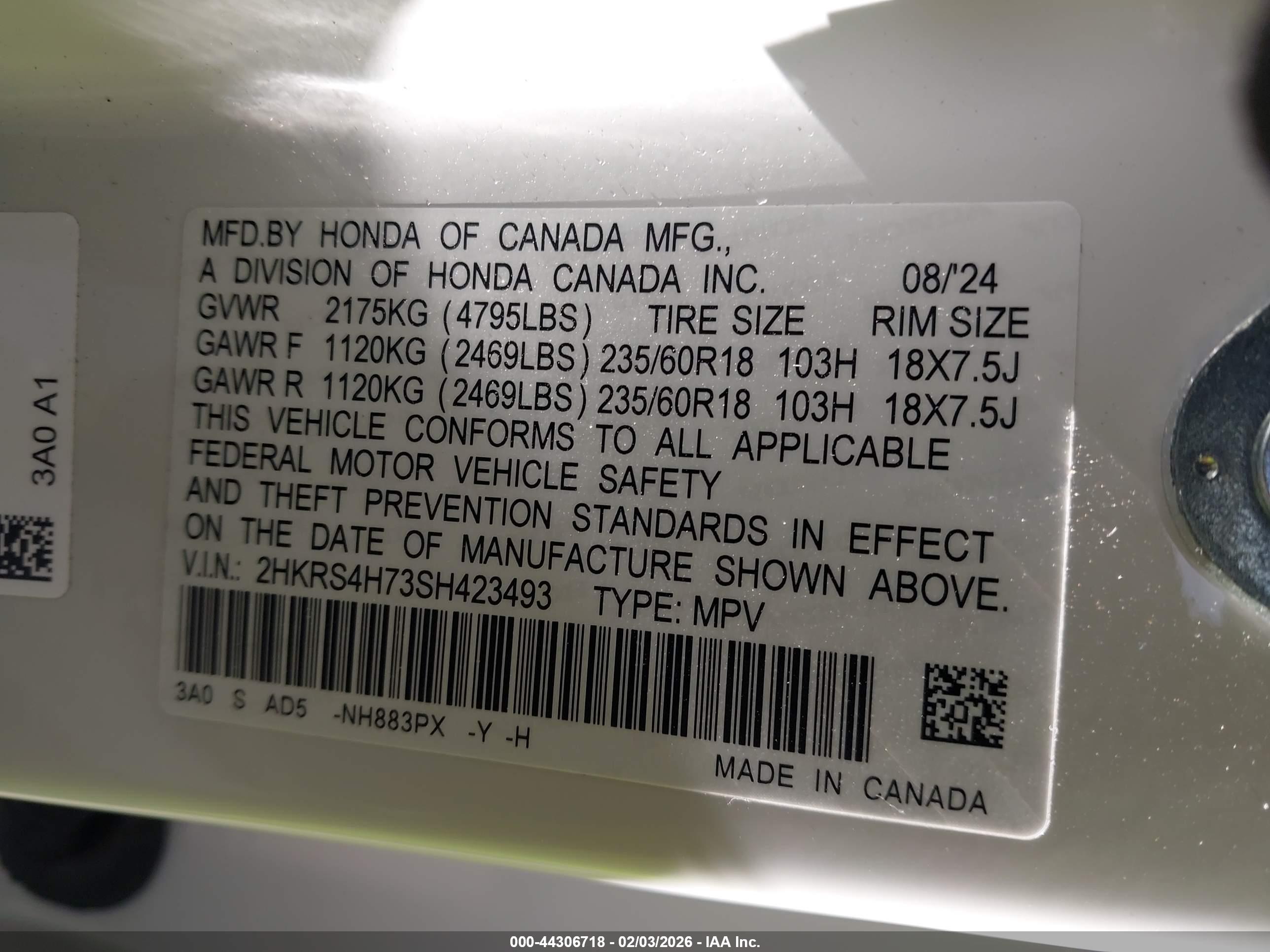 HONDA CR-V image 9