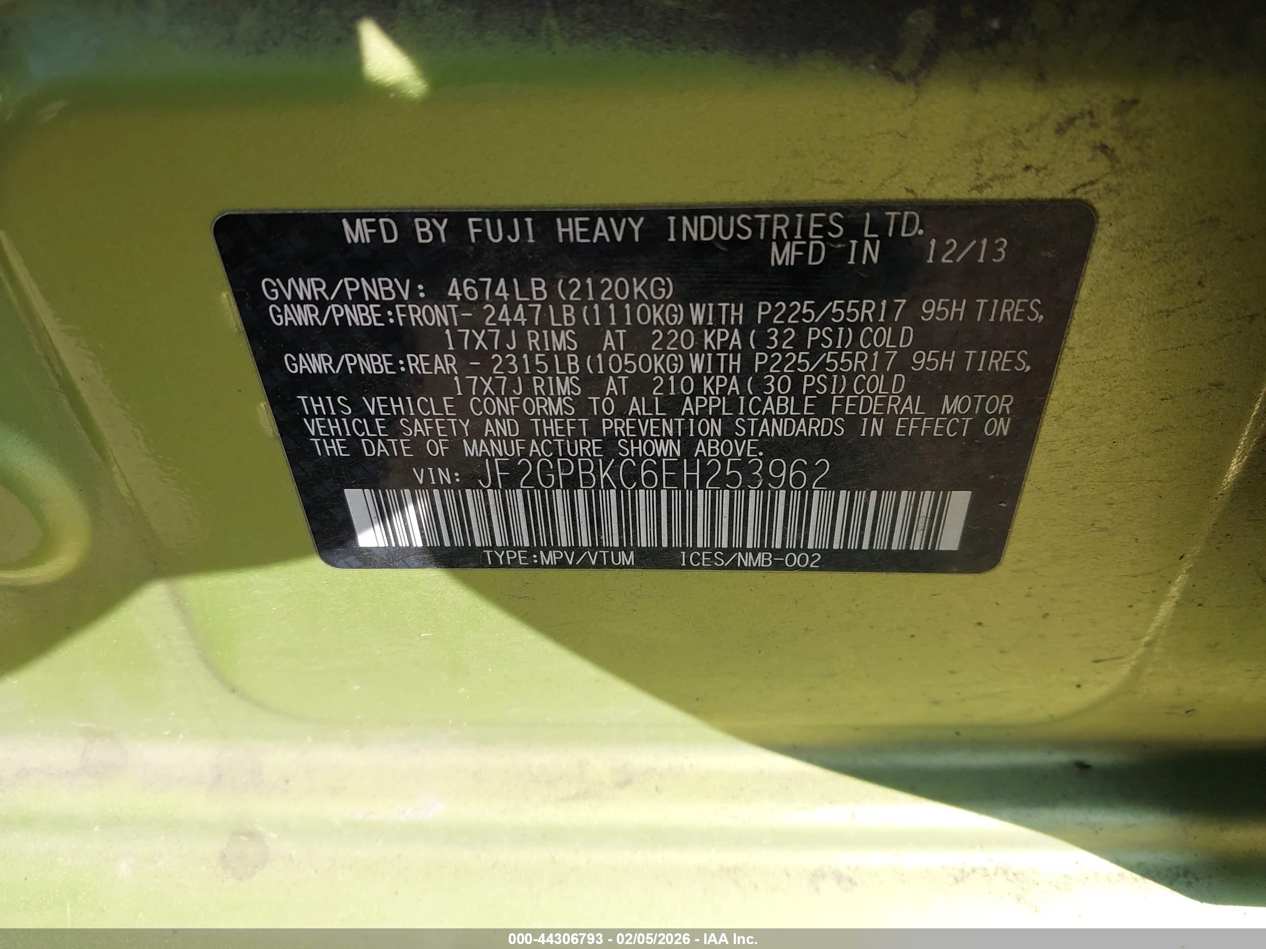 SUBARU XV image 9
