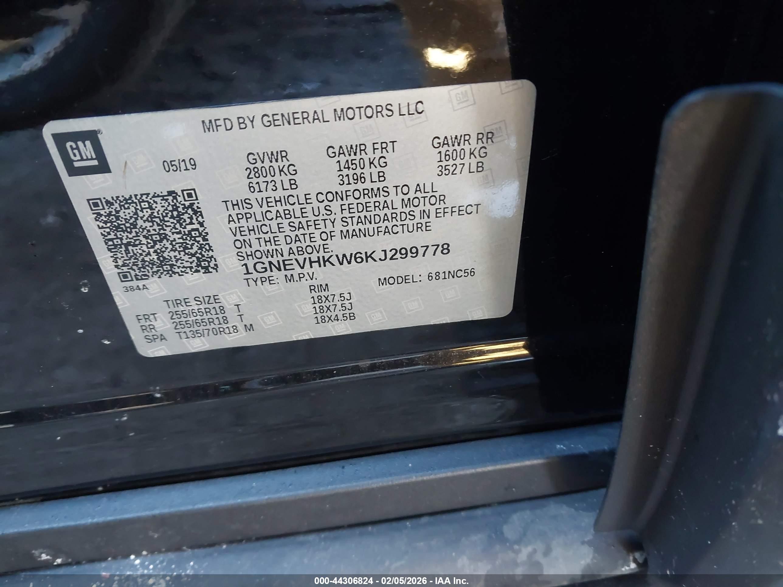 CHEVROLET TRAVERSE image 9