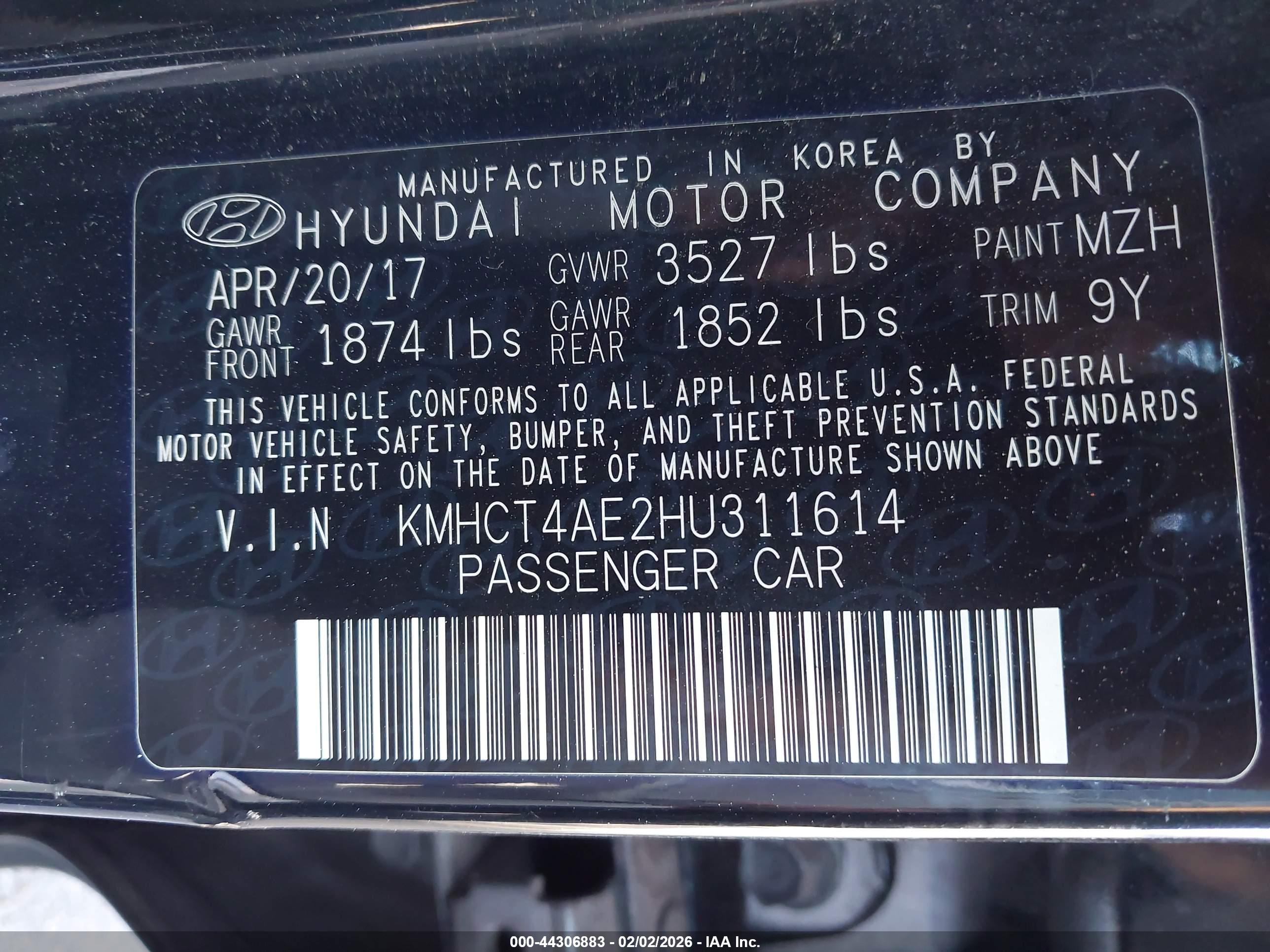 HYUNDAI ACCENT image 9