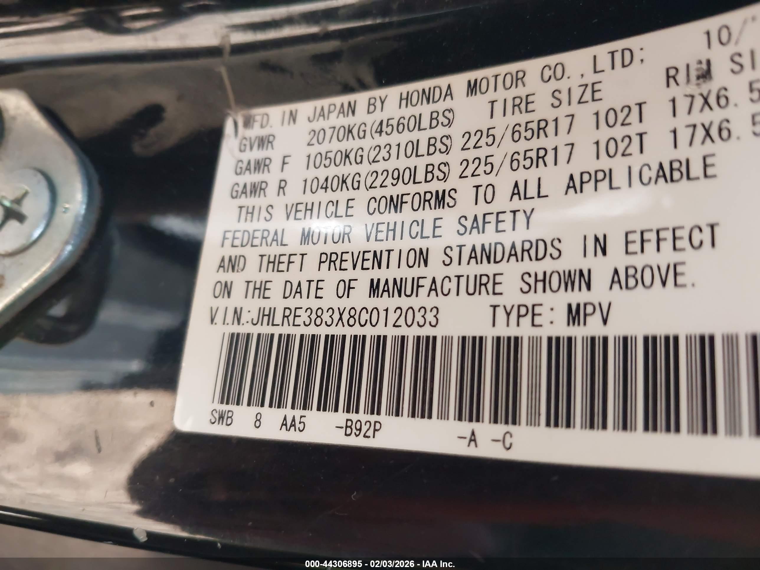 HONDA CR-V image 9