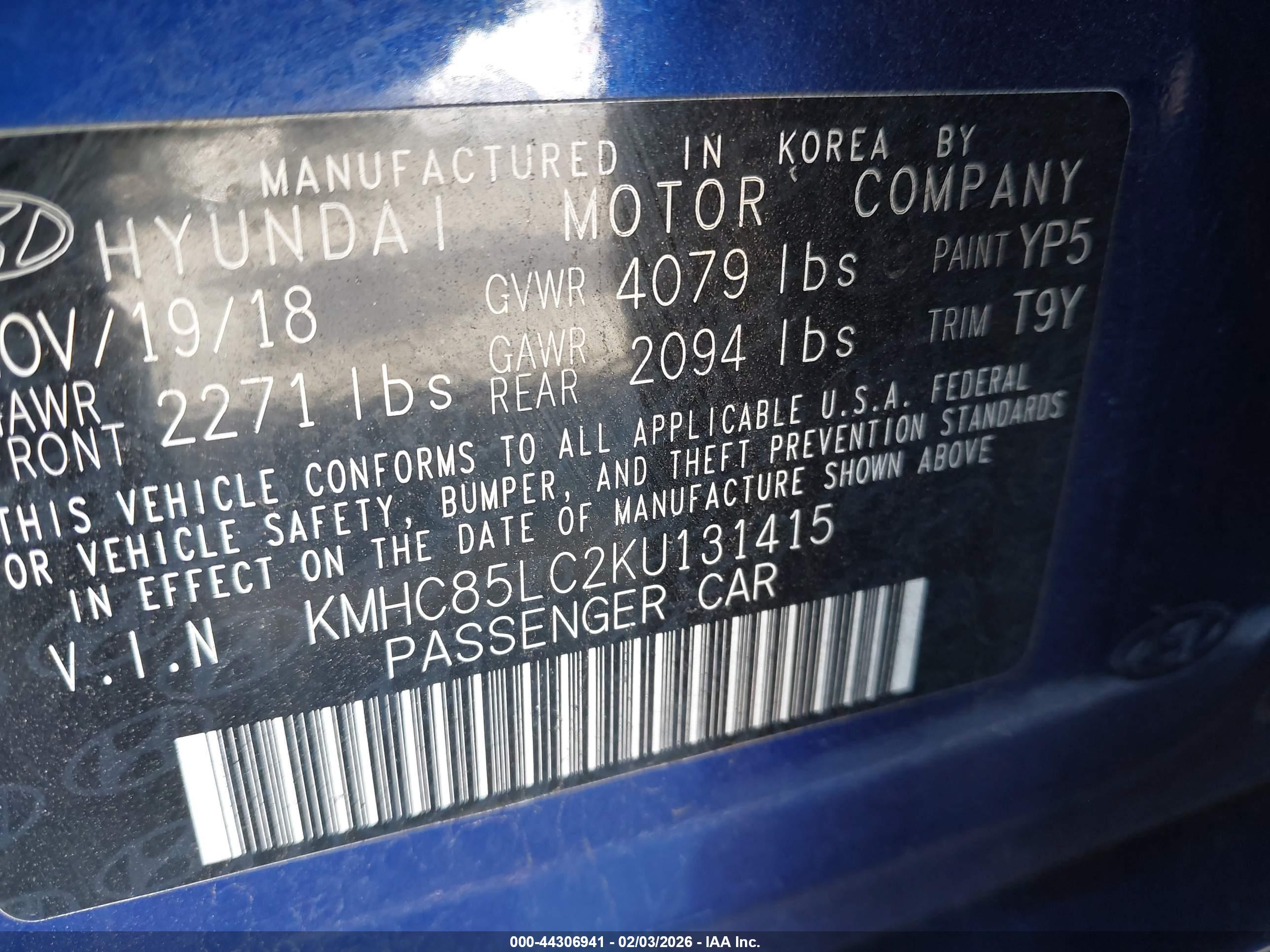 HYUNDAI IONIQ image 9