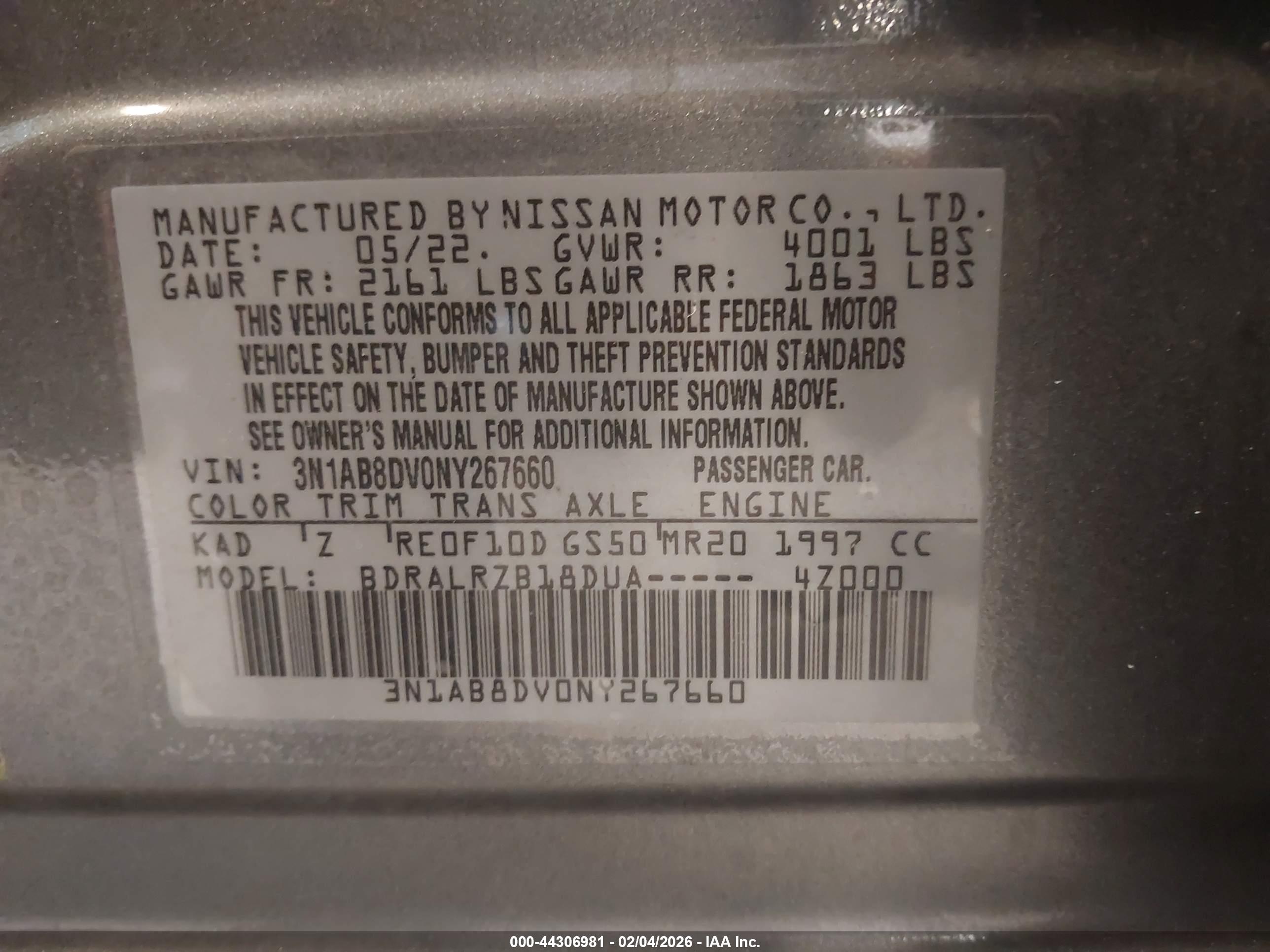 NISSAN SENTRA image 9