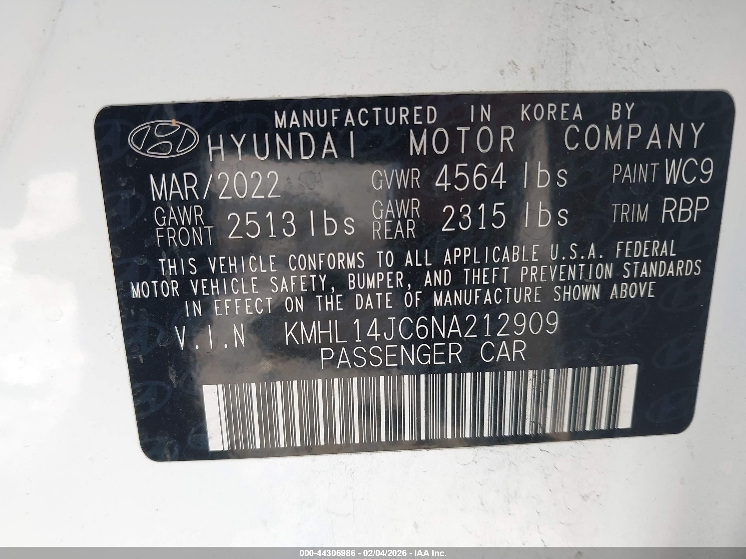 HYUNDAI SONATA image 9