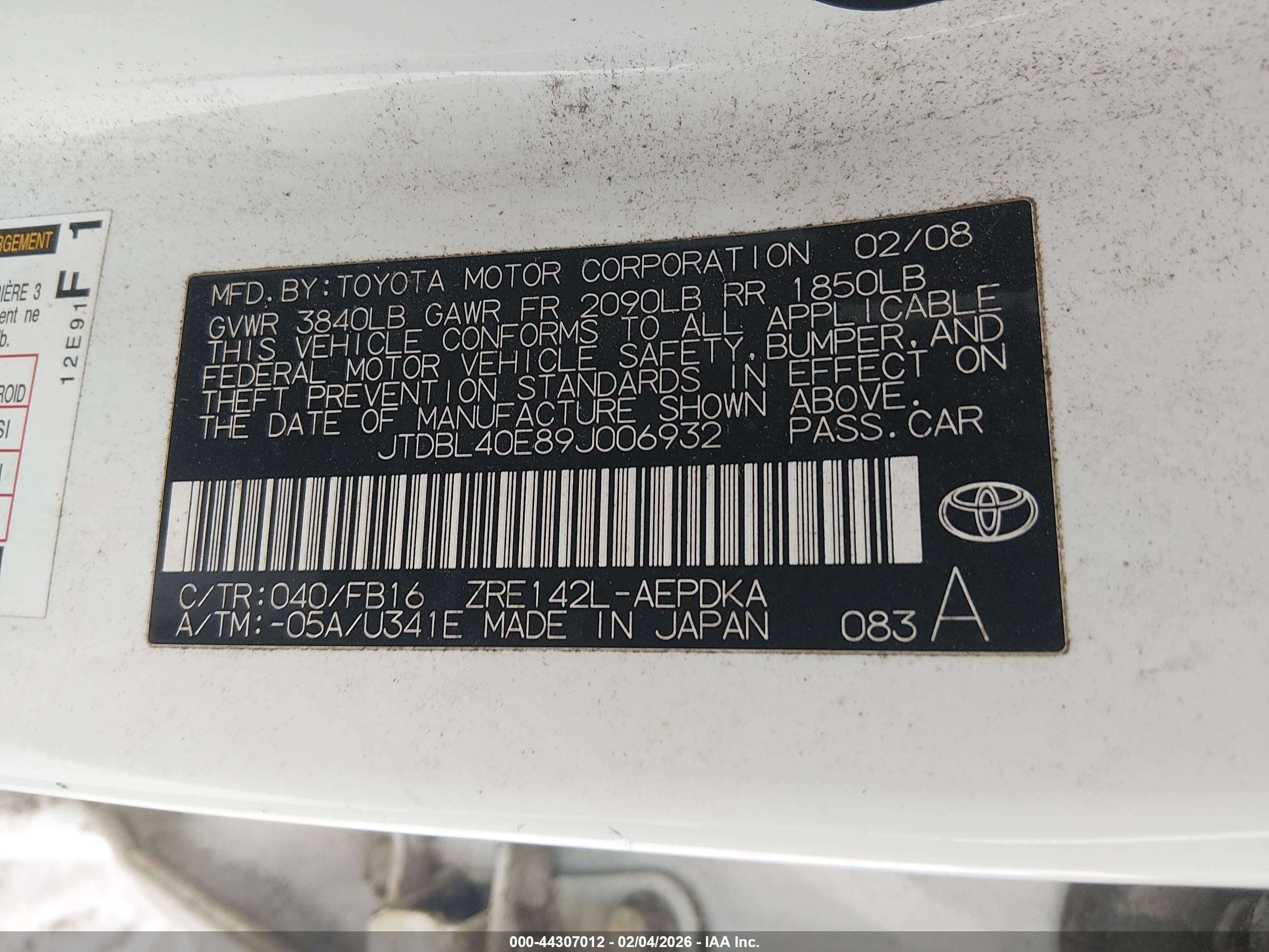 TOYOTA COROLLA image 9