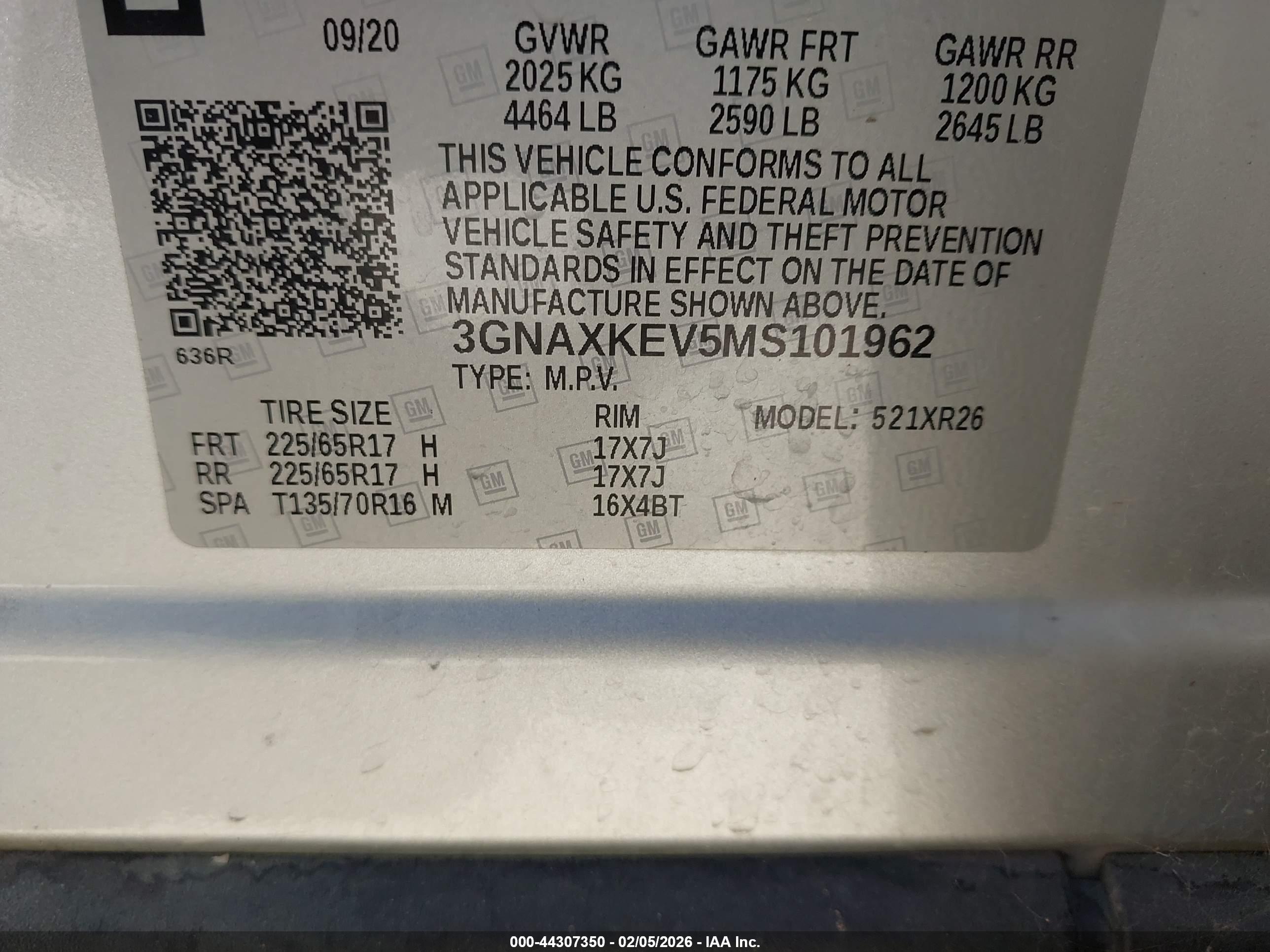 CHEVROLET EQUINOX image 9