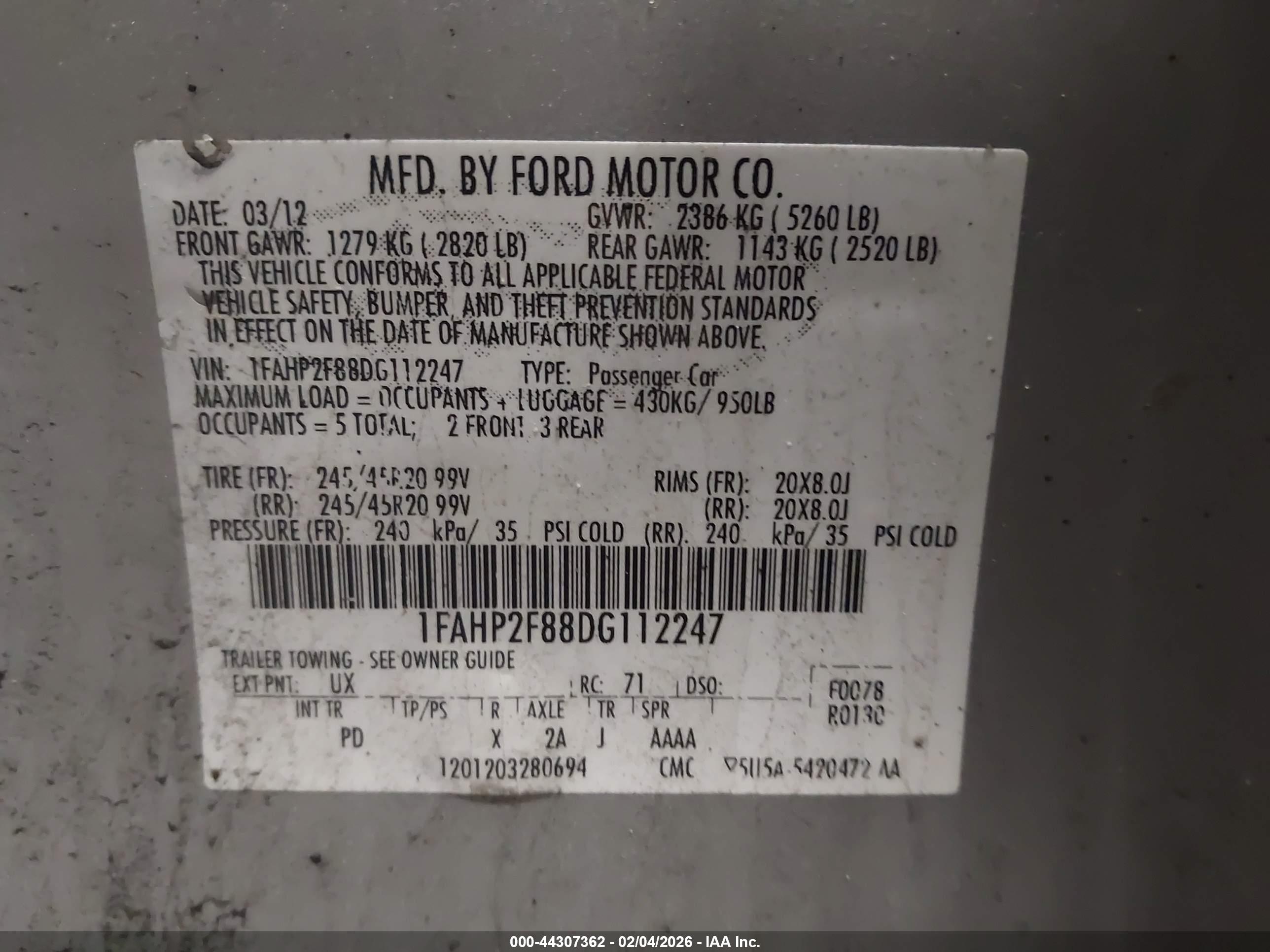 FORD TAURUS image 9