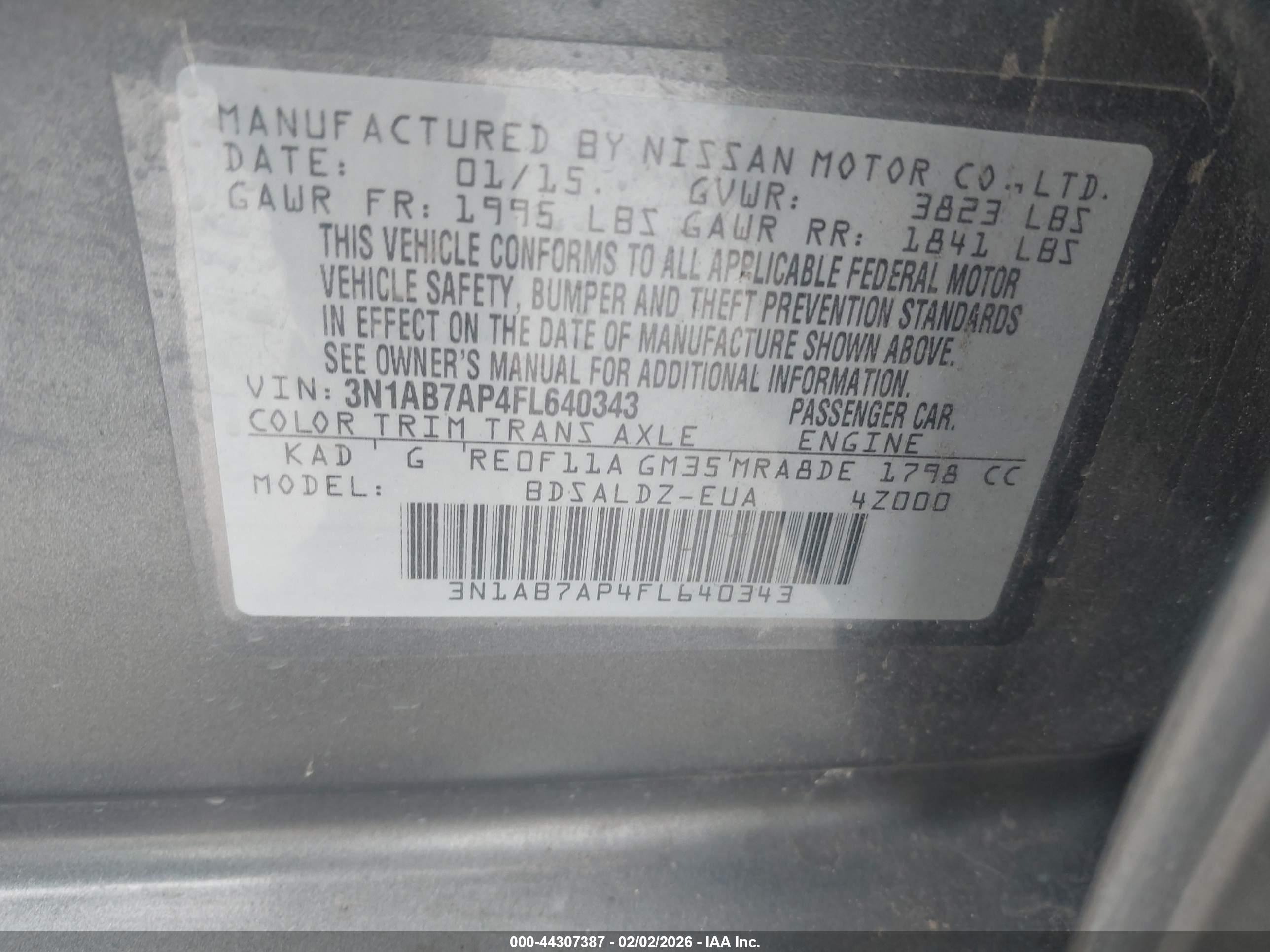 NISSAN SENTRA image 9