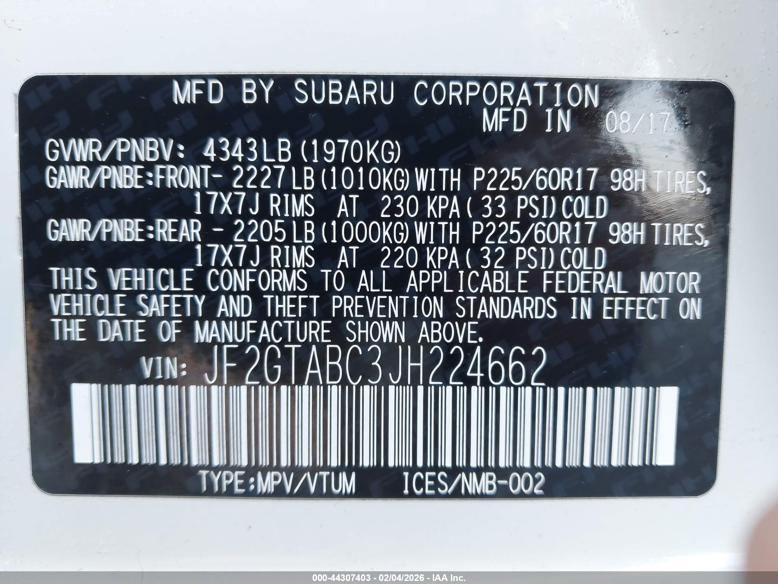 SUBARU CROSSTREK image 9