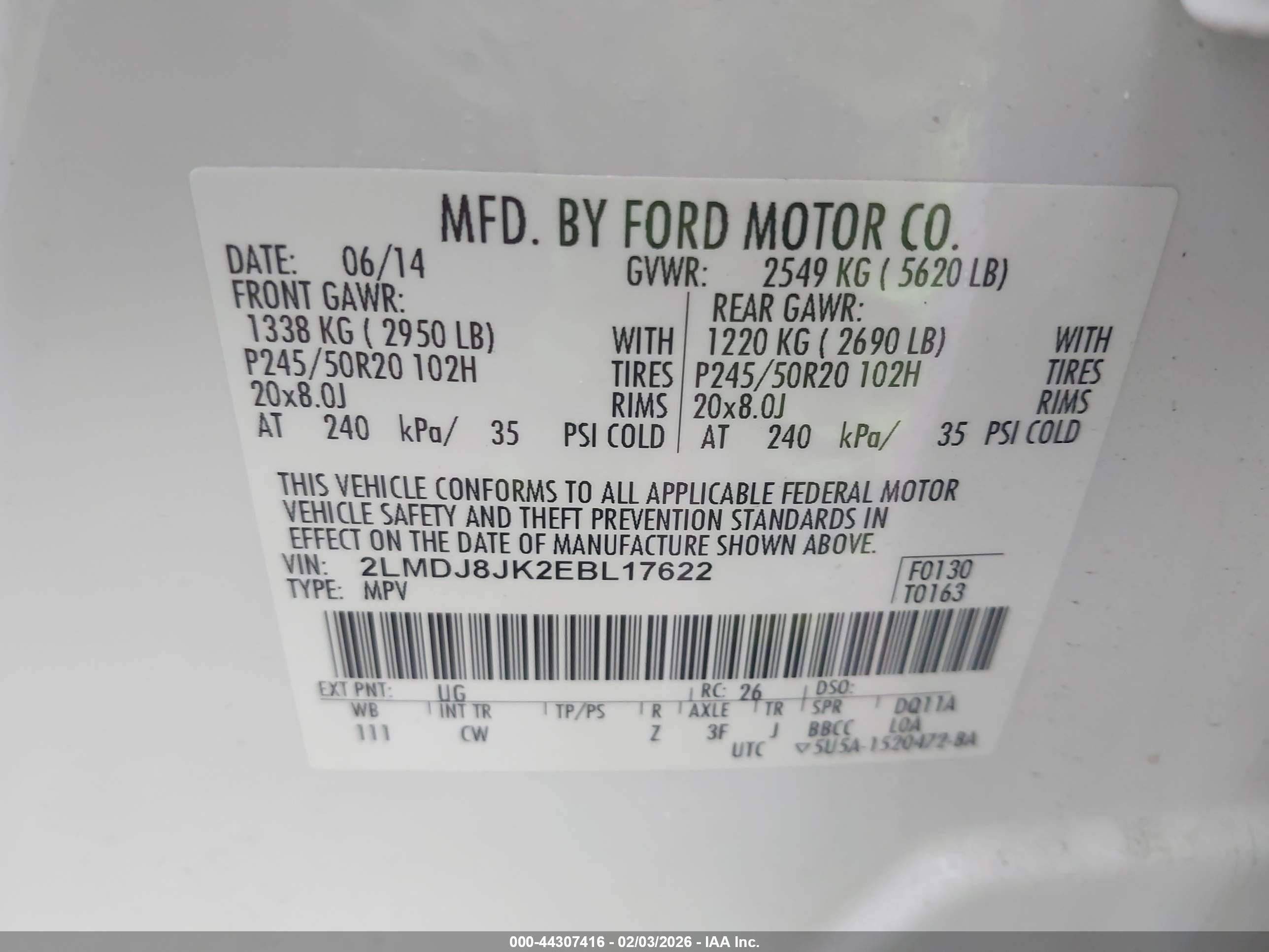 LINCOLN MKX image 9