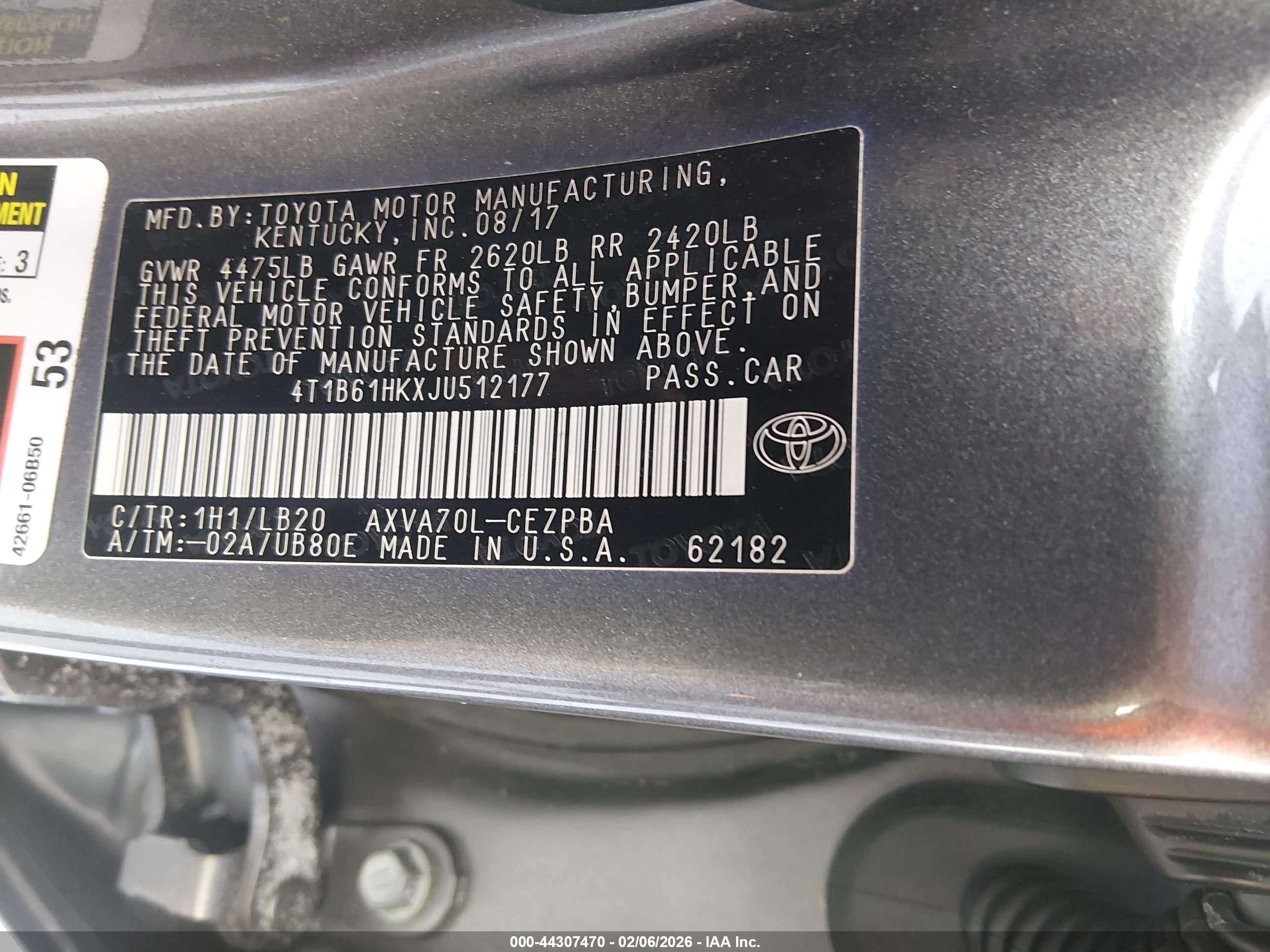 TOYOTA CAMRY image 9