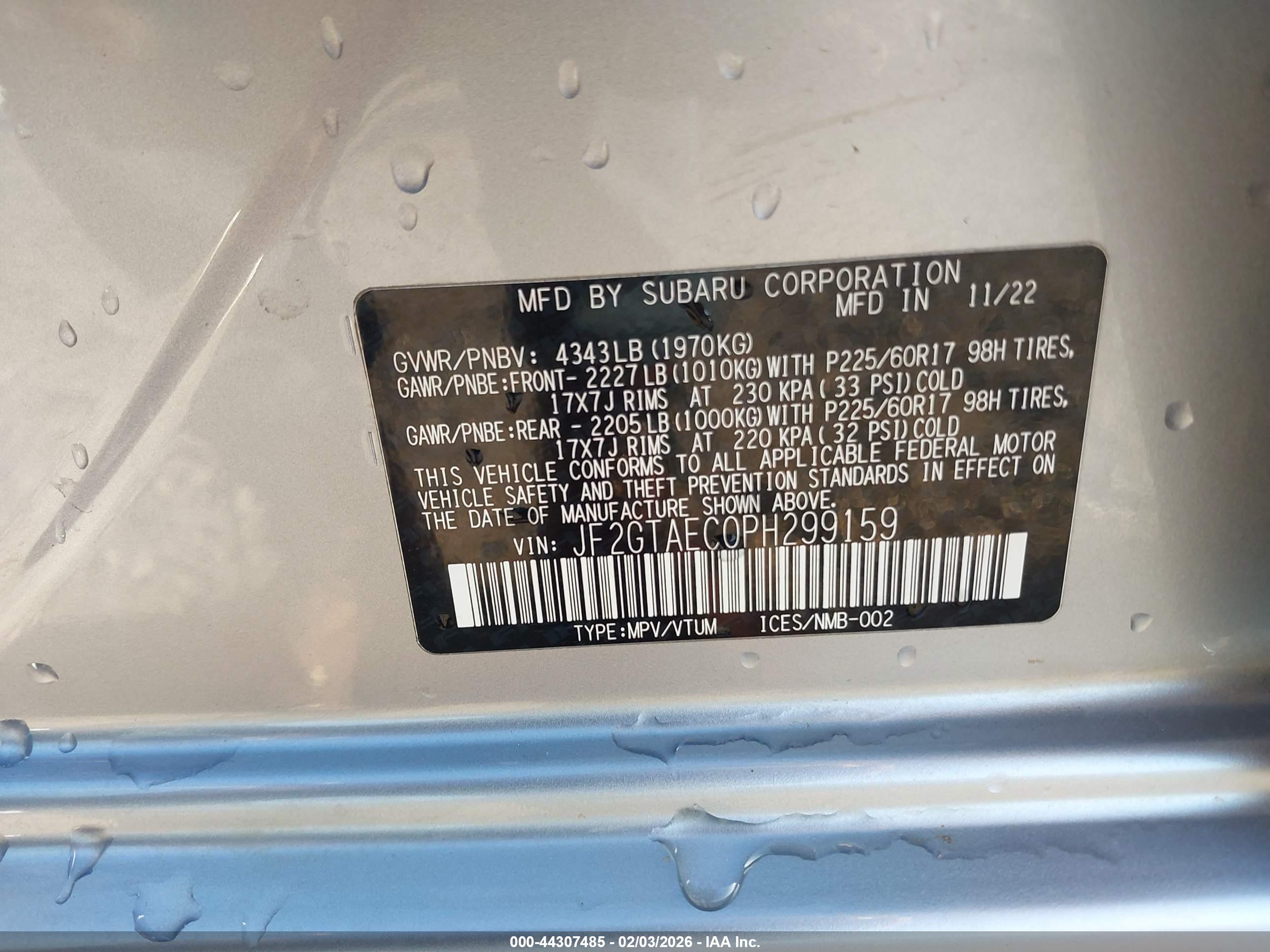 SUBARU CROSSTREK image 9