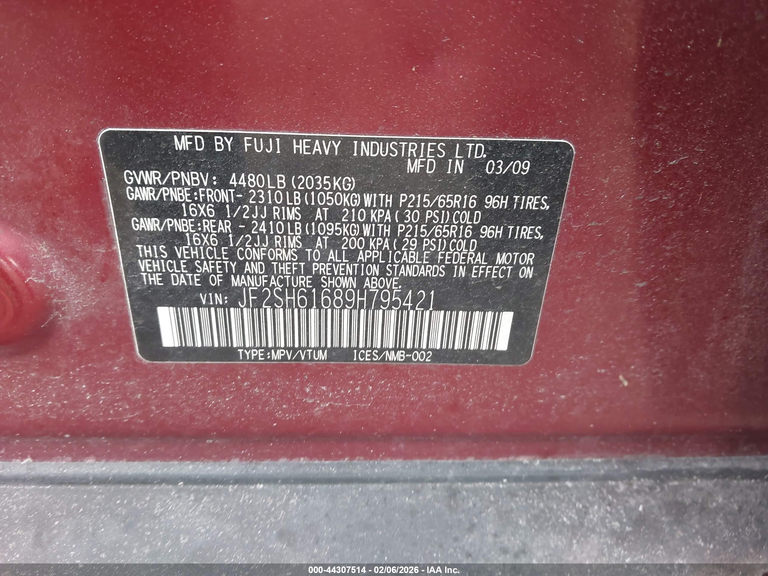 SUBARU FORESTER image 9