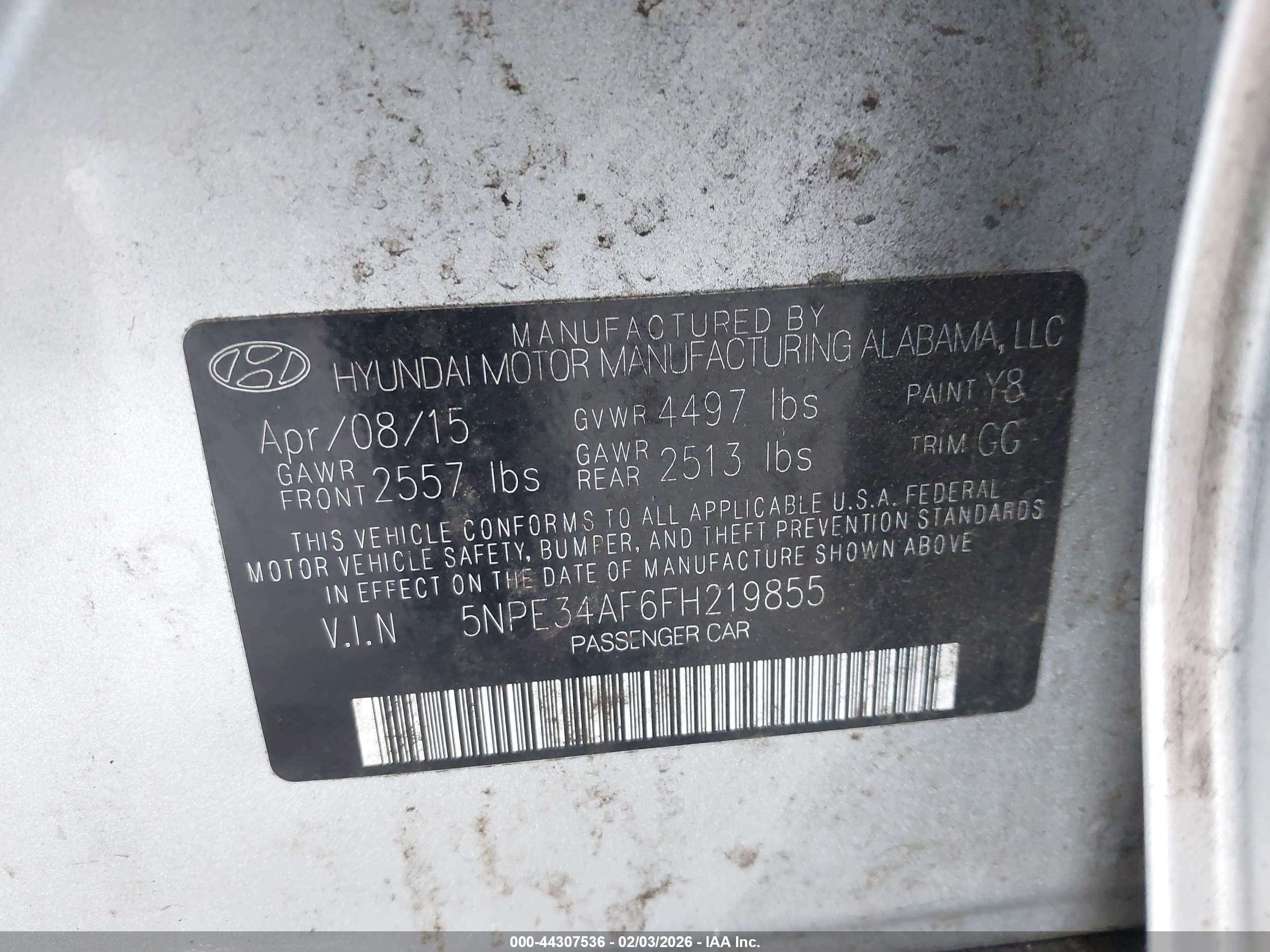 HYUNDAI SONATA image 9