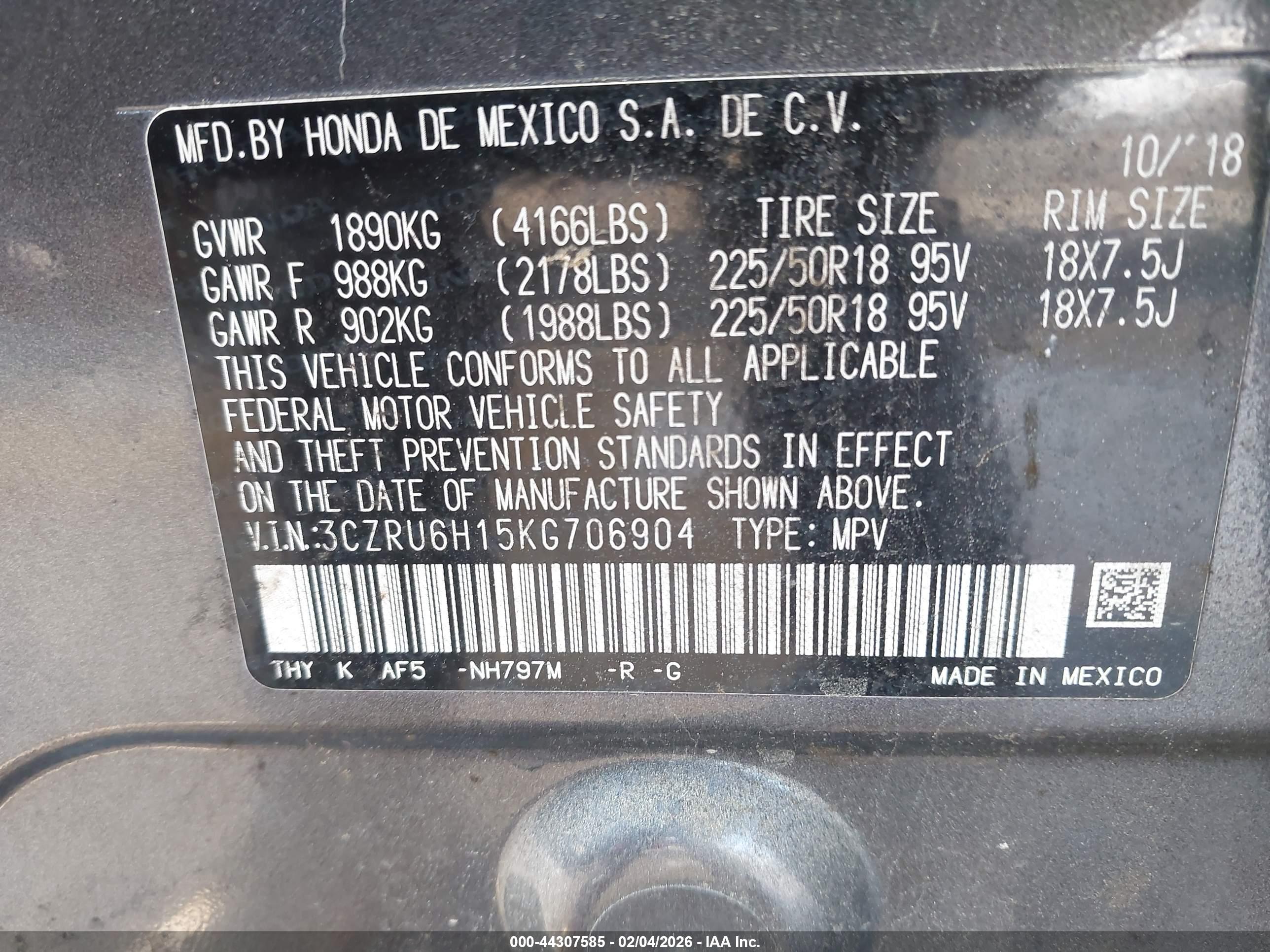HONDA HR-V image 9