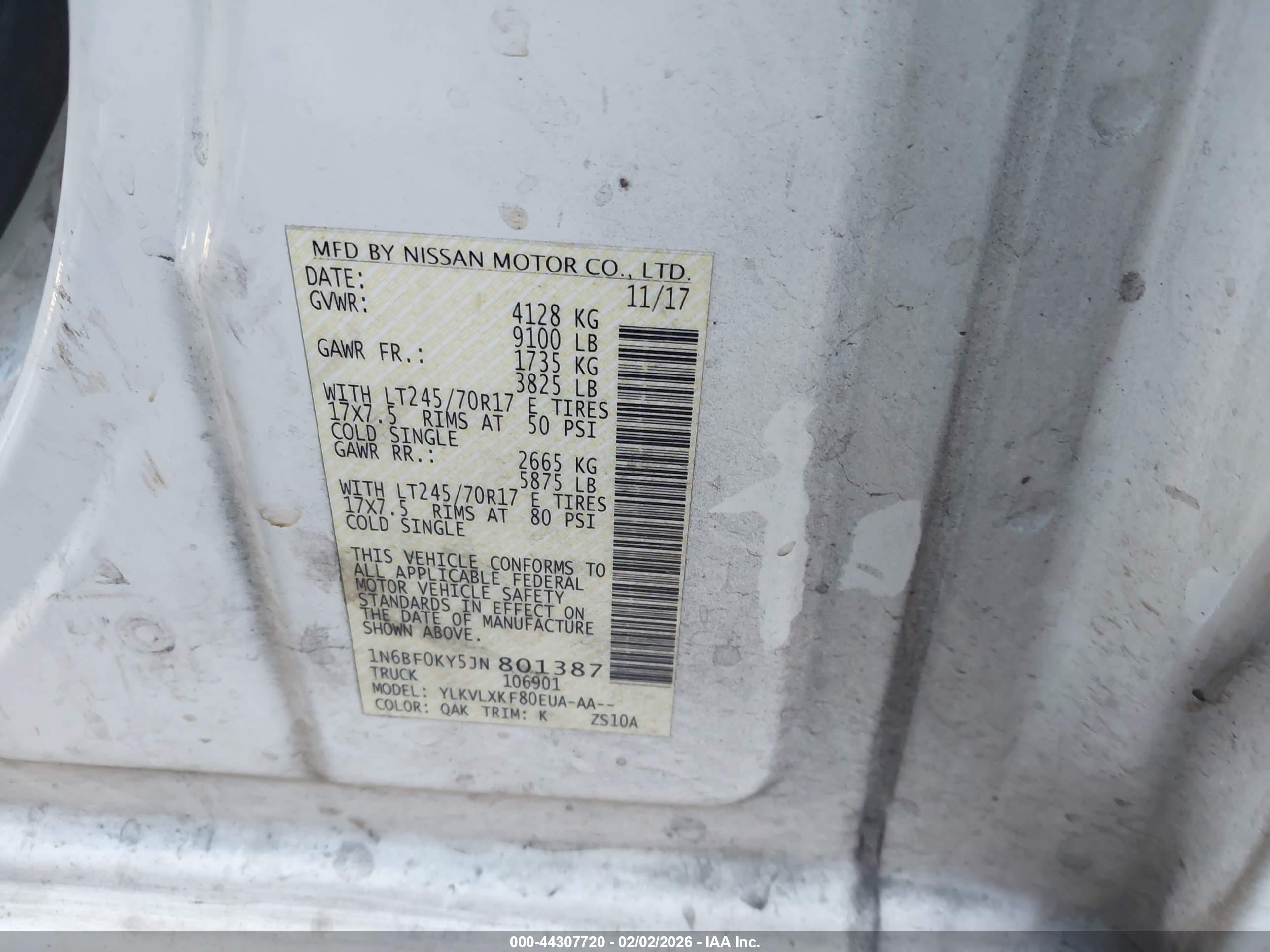 NISSAN NV image 9