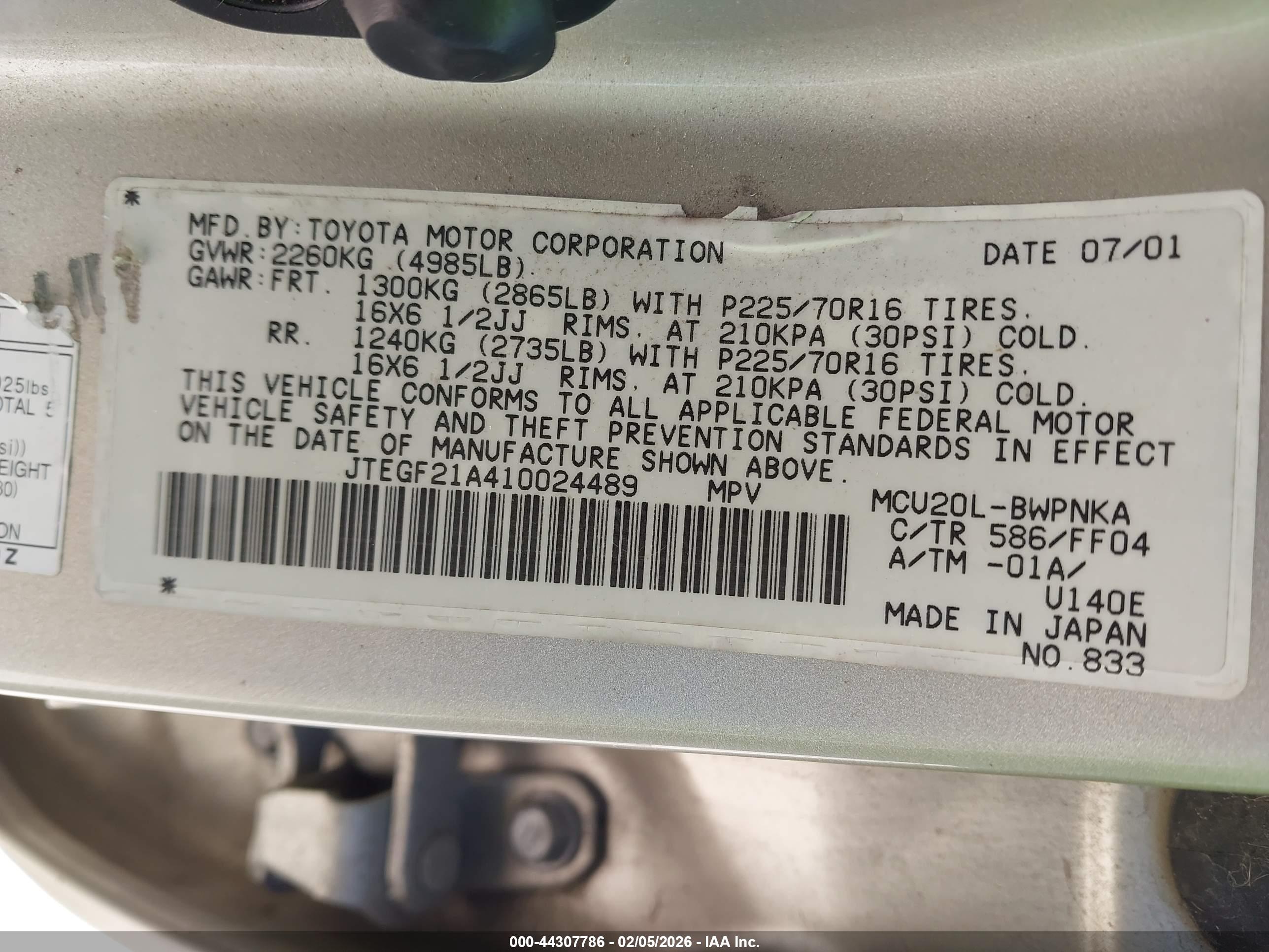 TOYOTA HIGHLANDER image 9