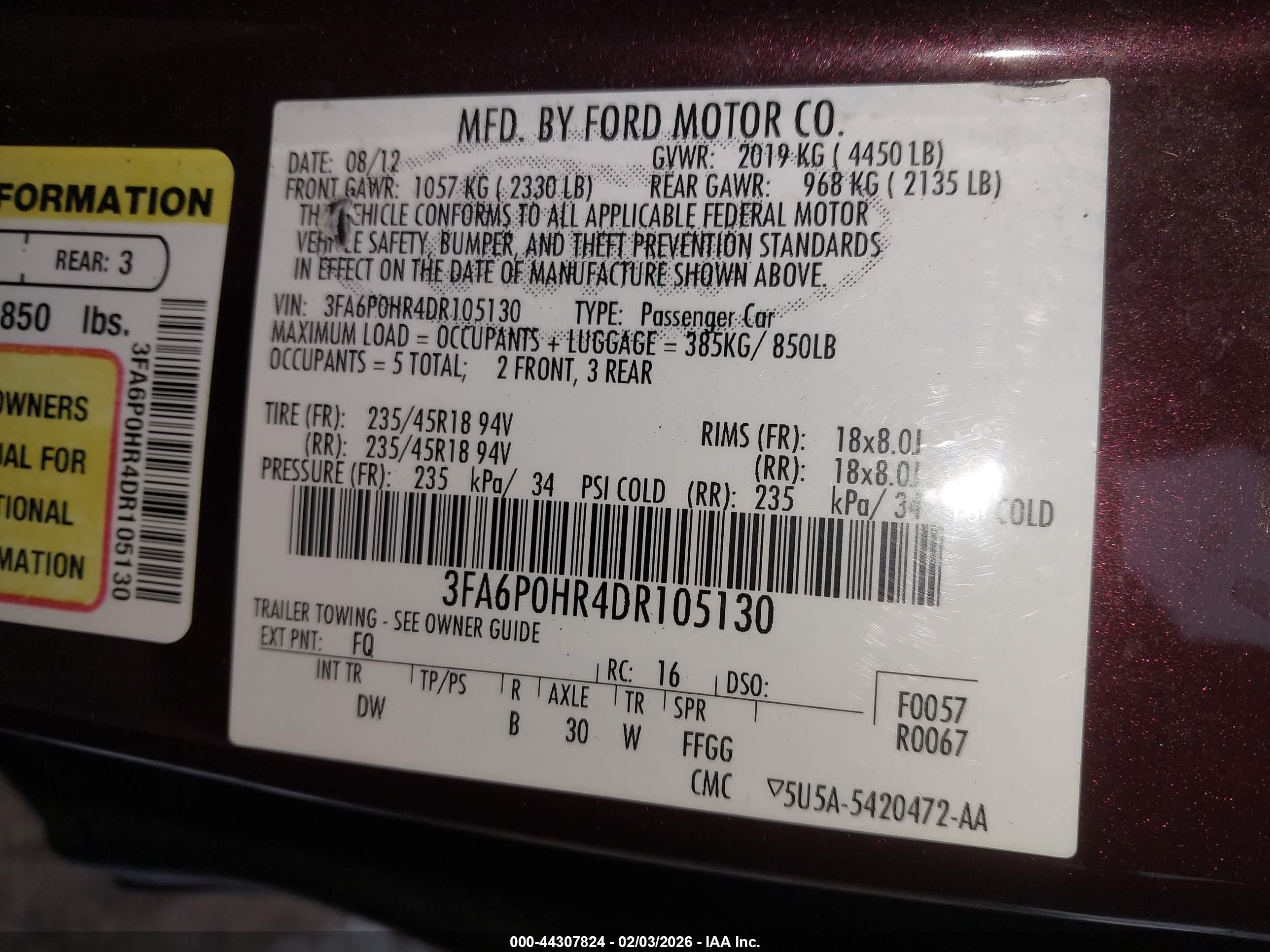 FORD FUSION image 9