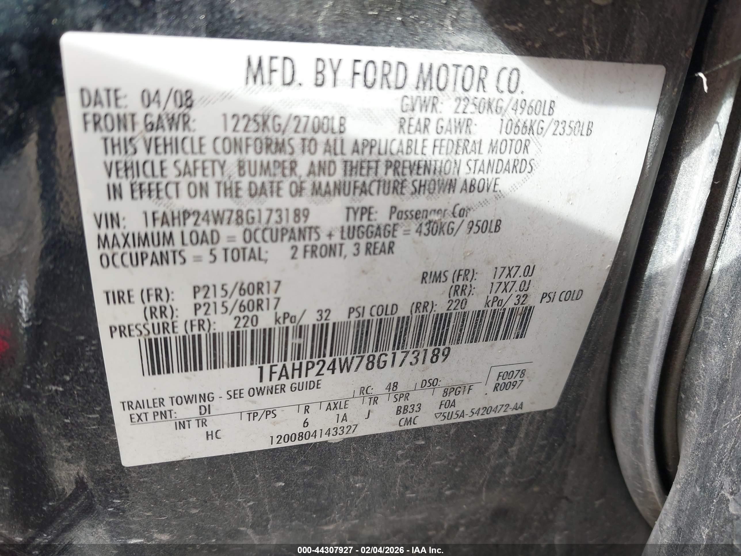 FORD TAURUS image 9