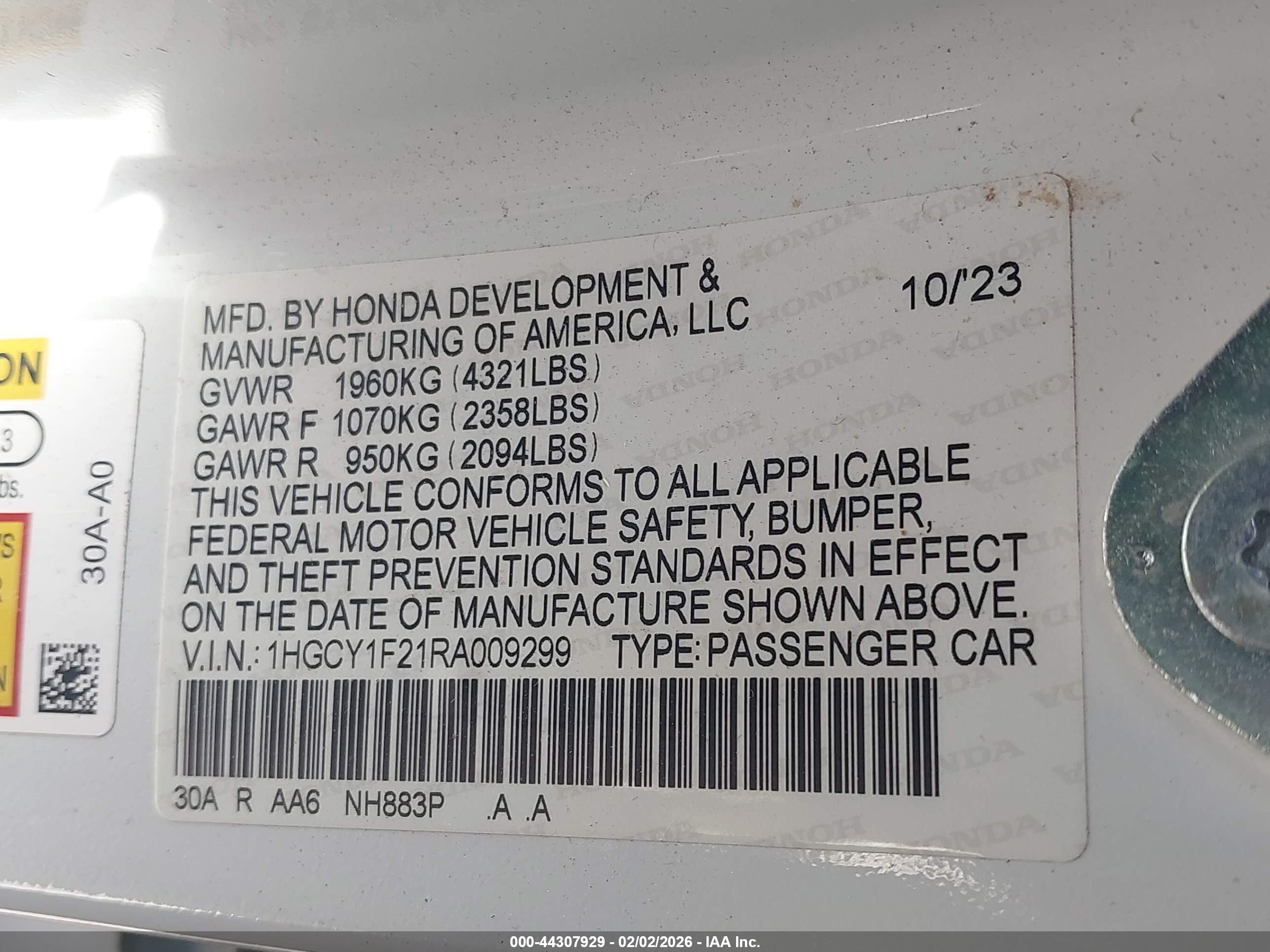 HONDA ACCORD image 9