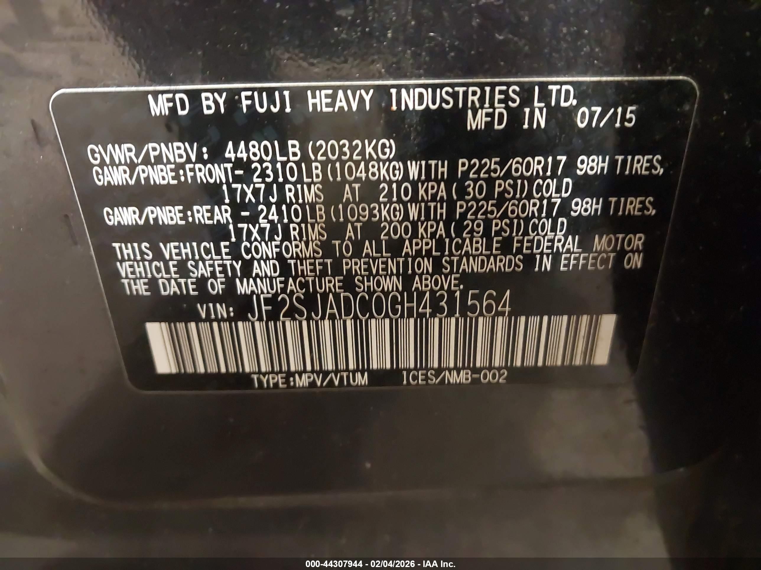 SUBARU FORESTER image 9