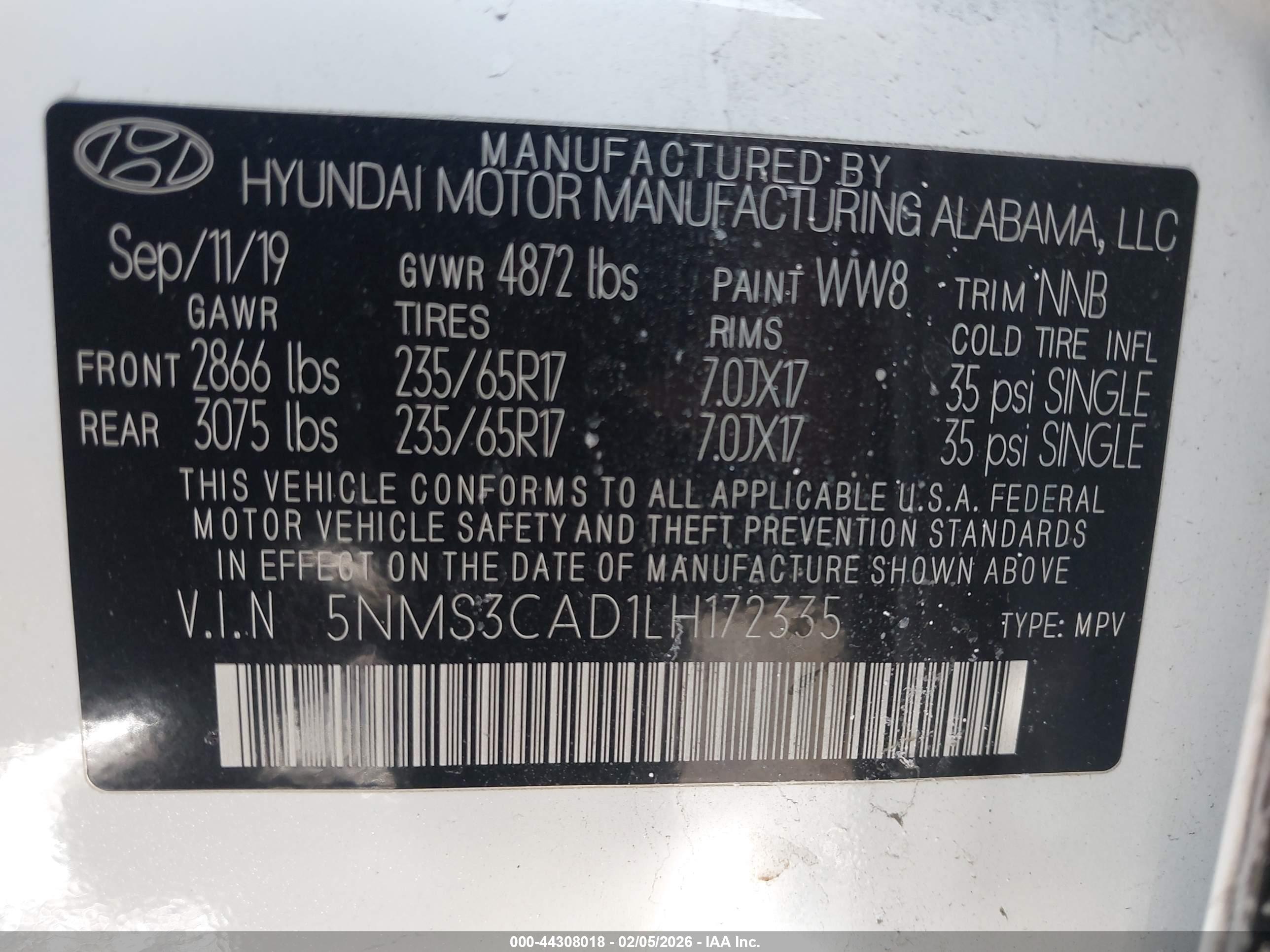 HYUNDAI SANTA image 9