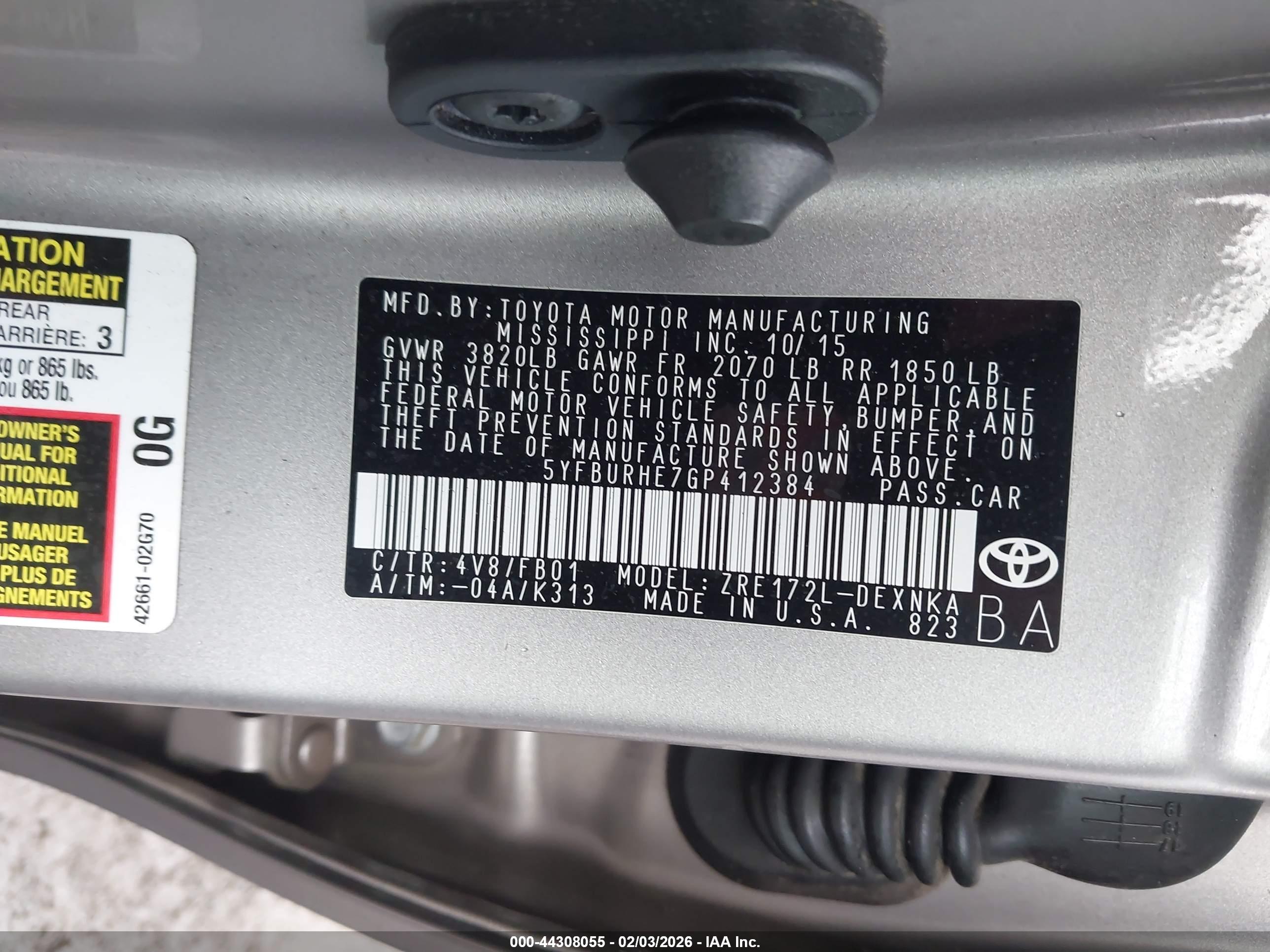 TOYOTA COROLLA image 9