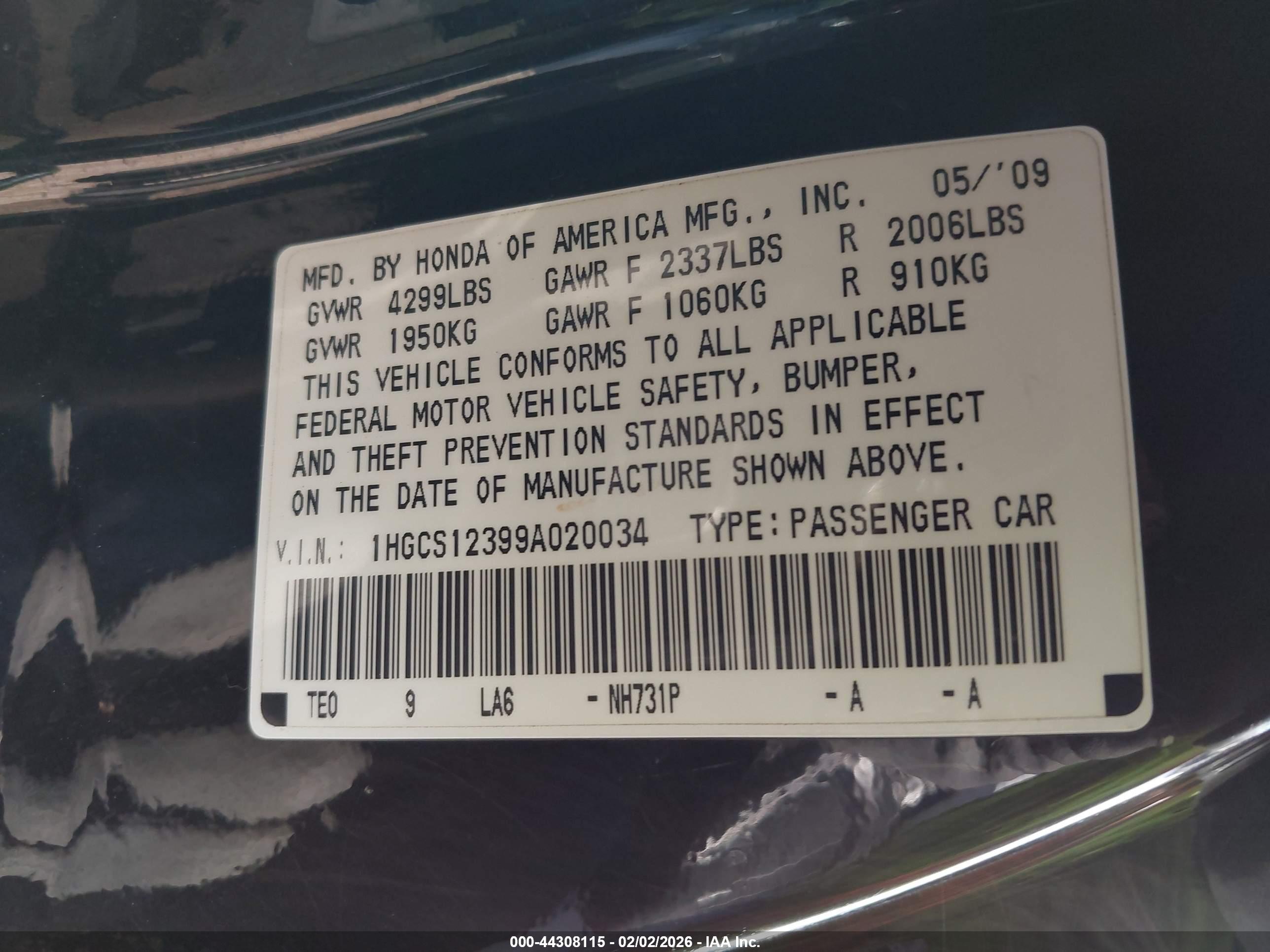 HONDA ACCORD image 9