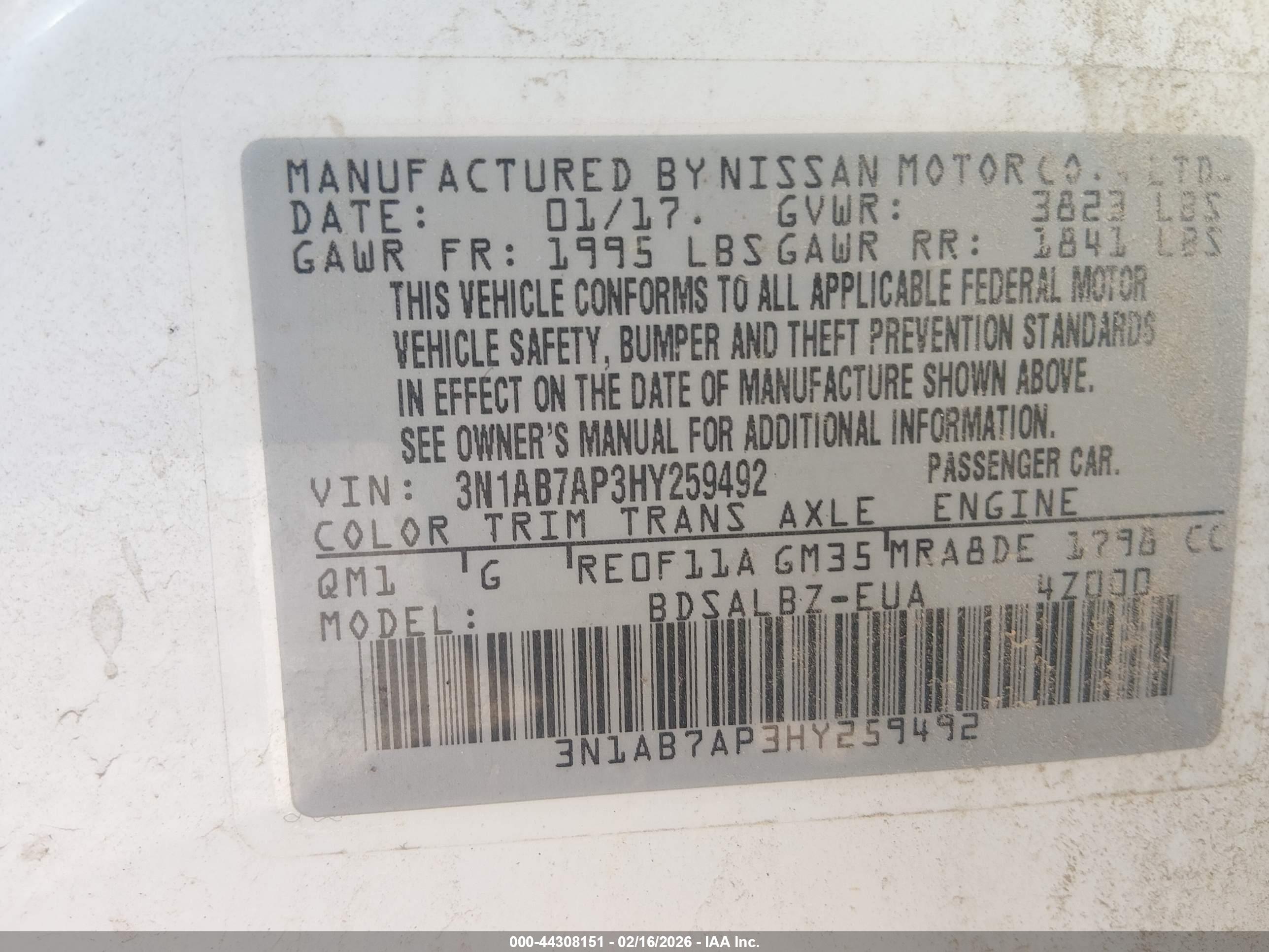 NISSAN SENTRA image 9