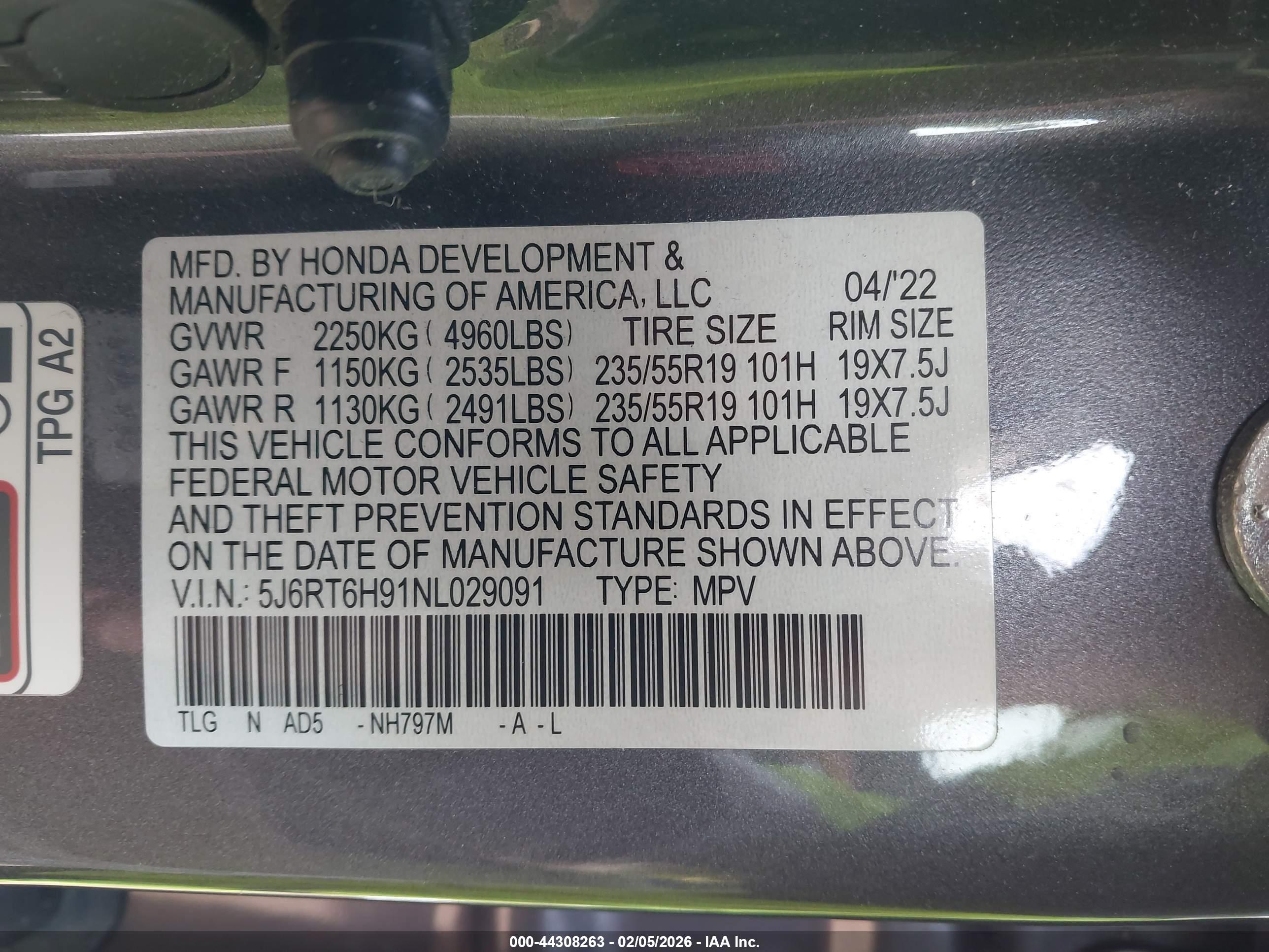 HONDA CR-V image 9