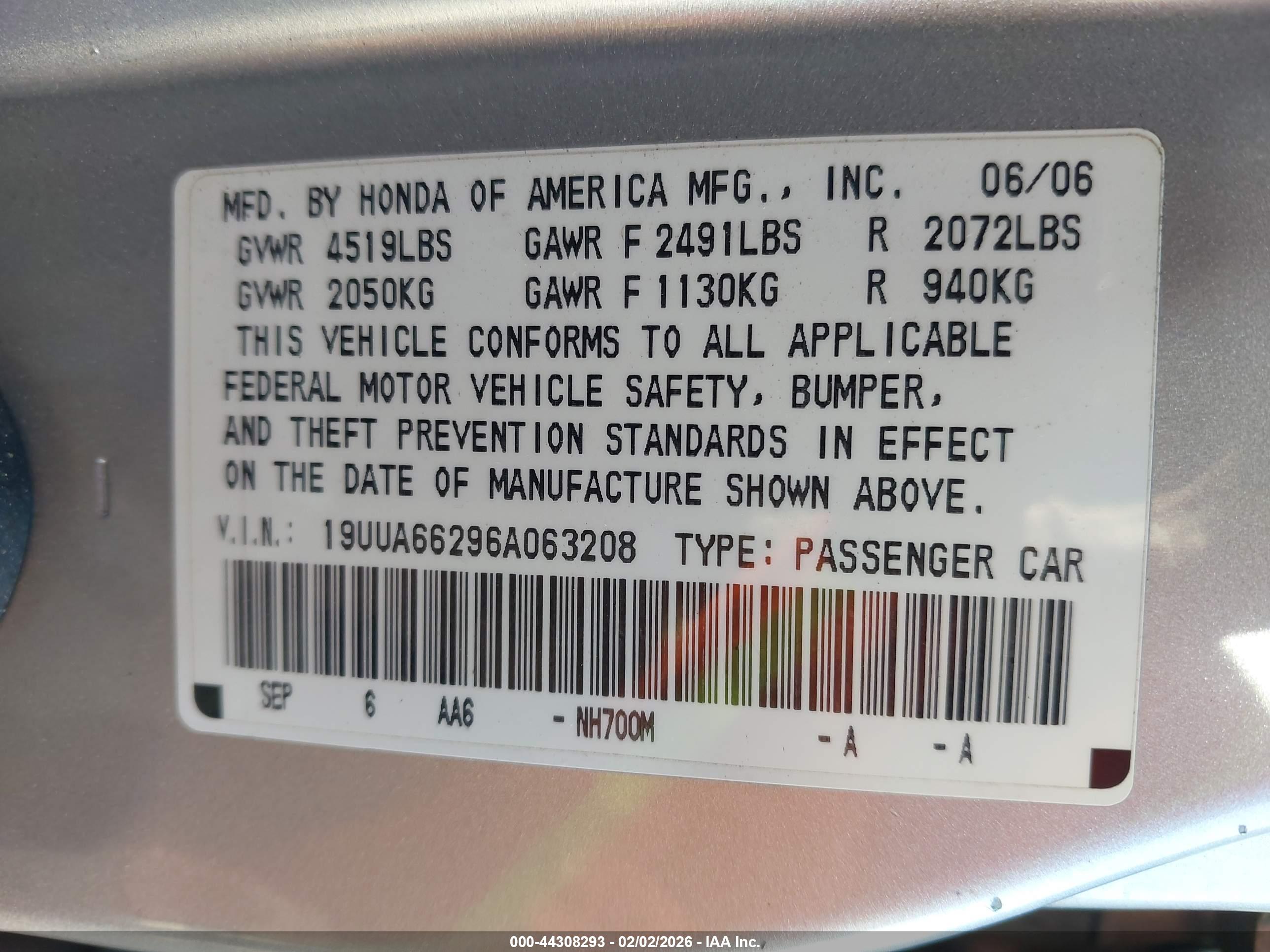 ACURA TL image 9