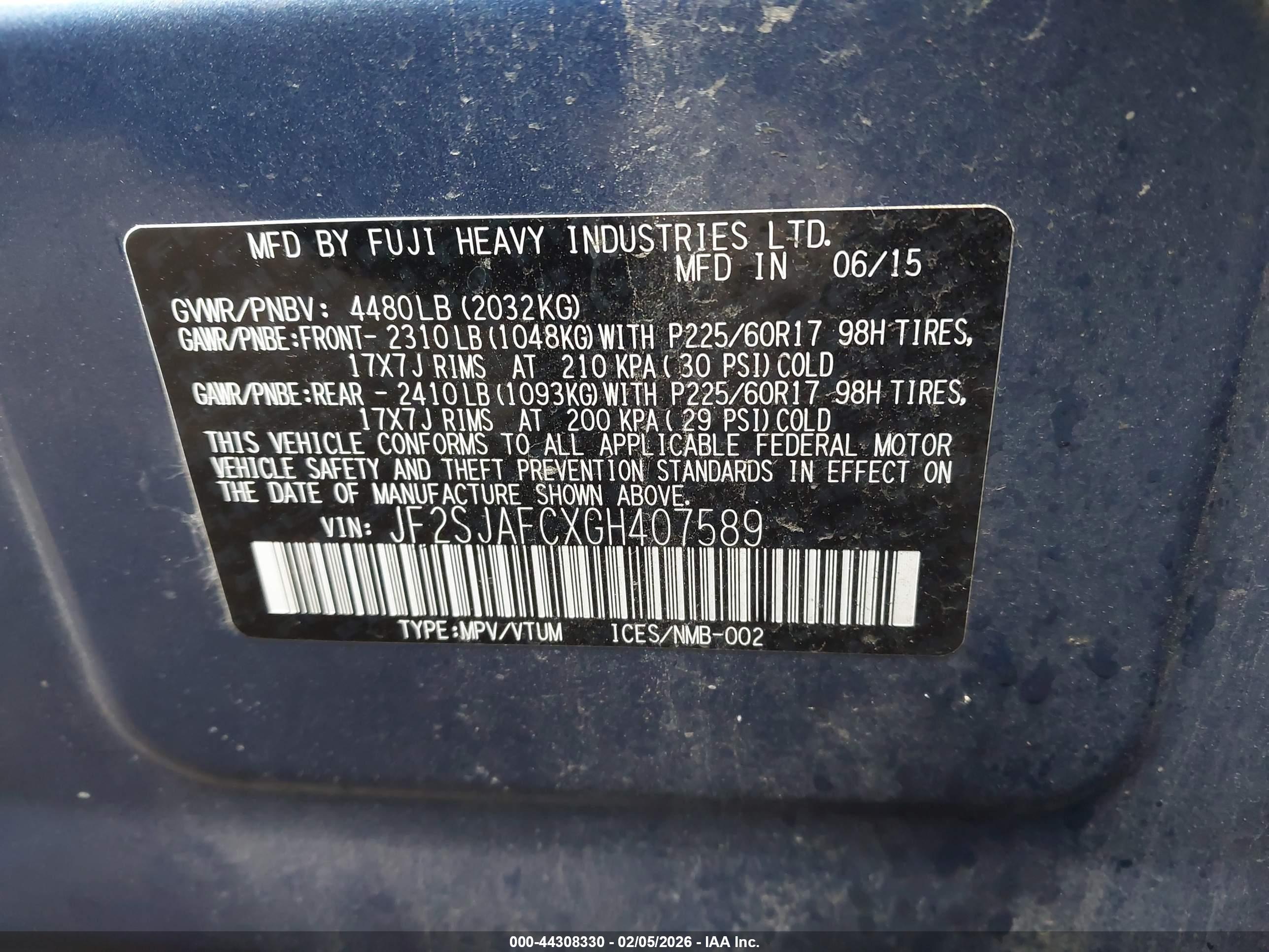SUBARU FORESTER image 9