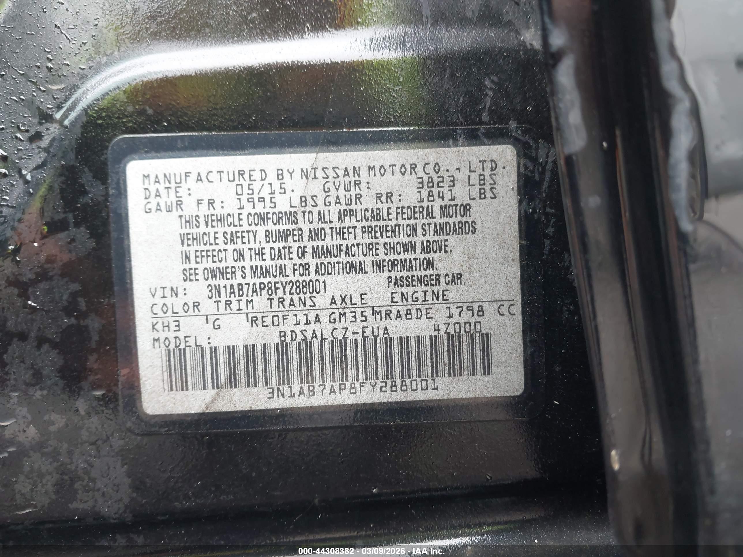 NISSAN SENTRA image 9