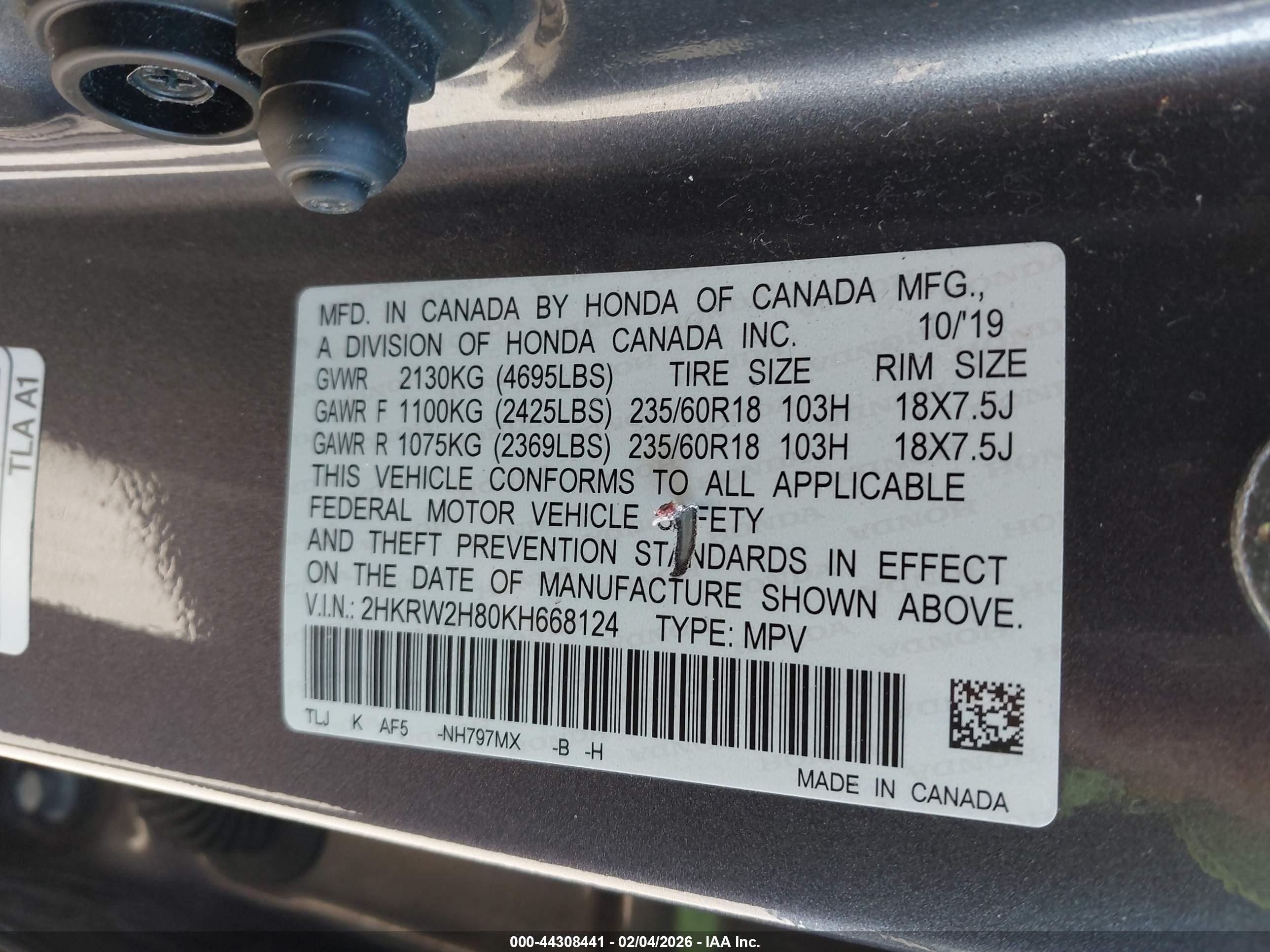 HONDA CR-V image 9