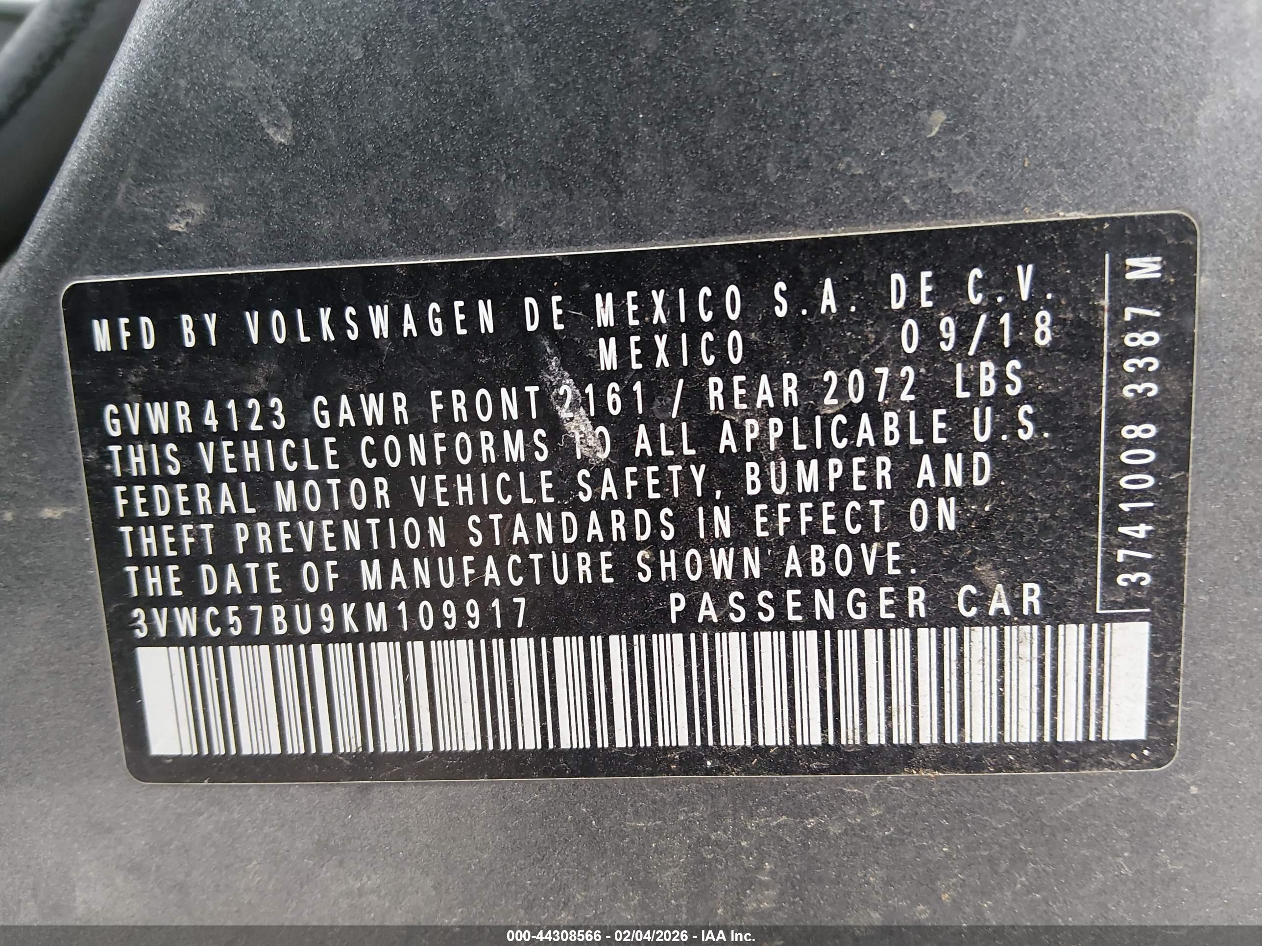 VOLKSWAGEN JETTA image 9