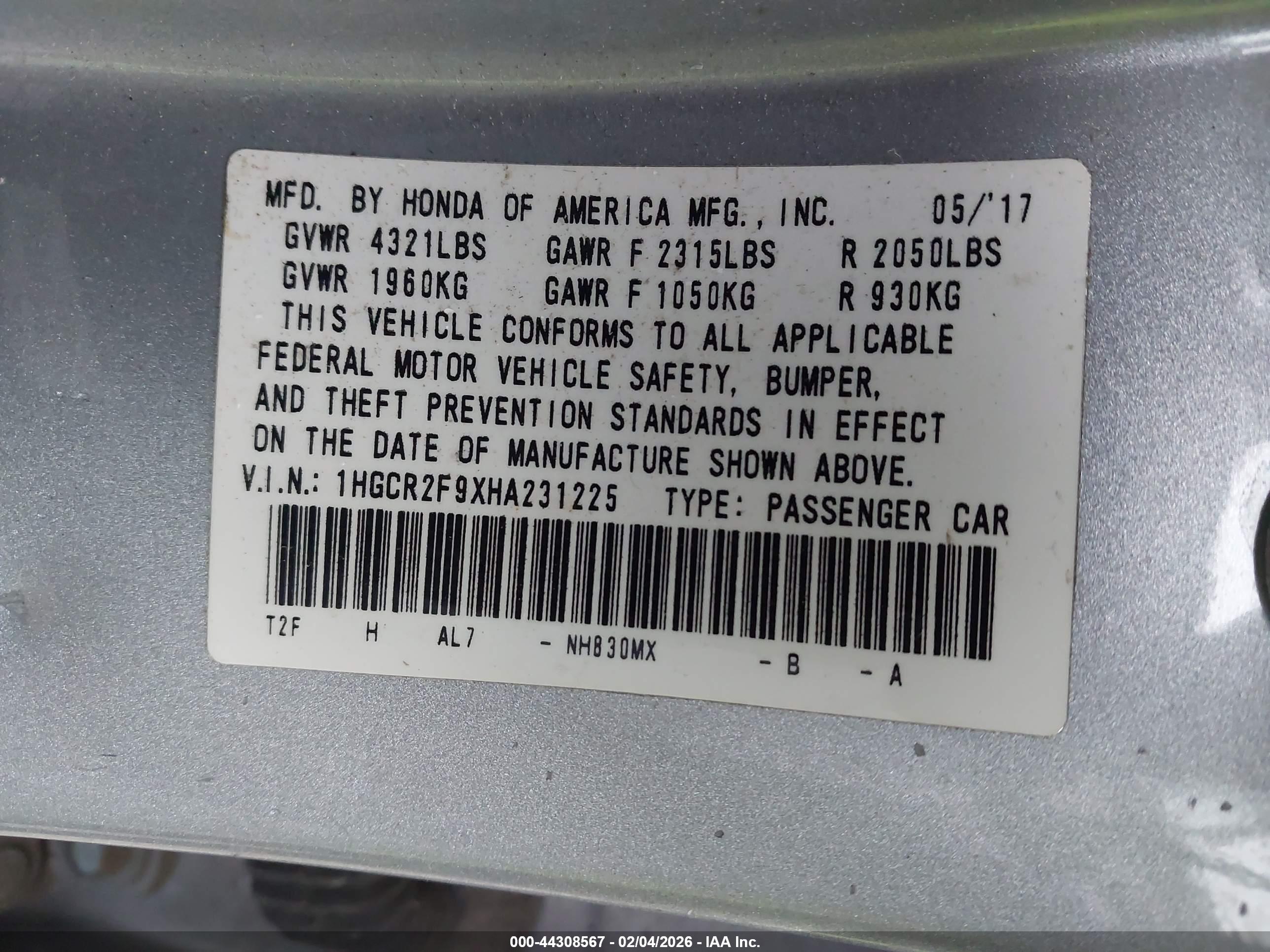 HONDA ACCORD image 9