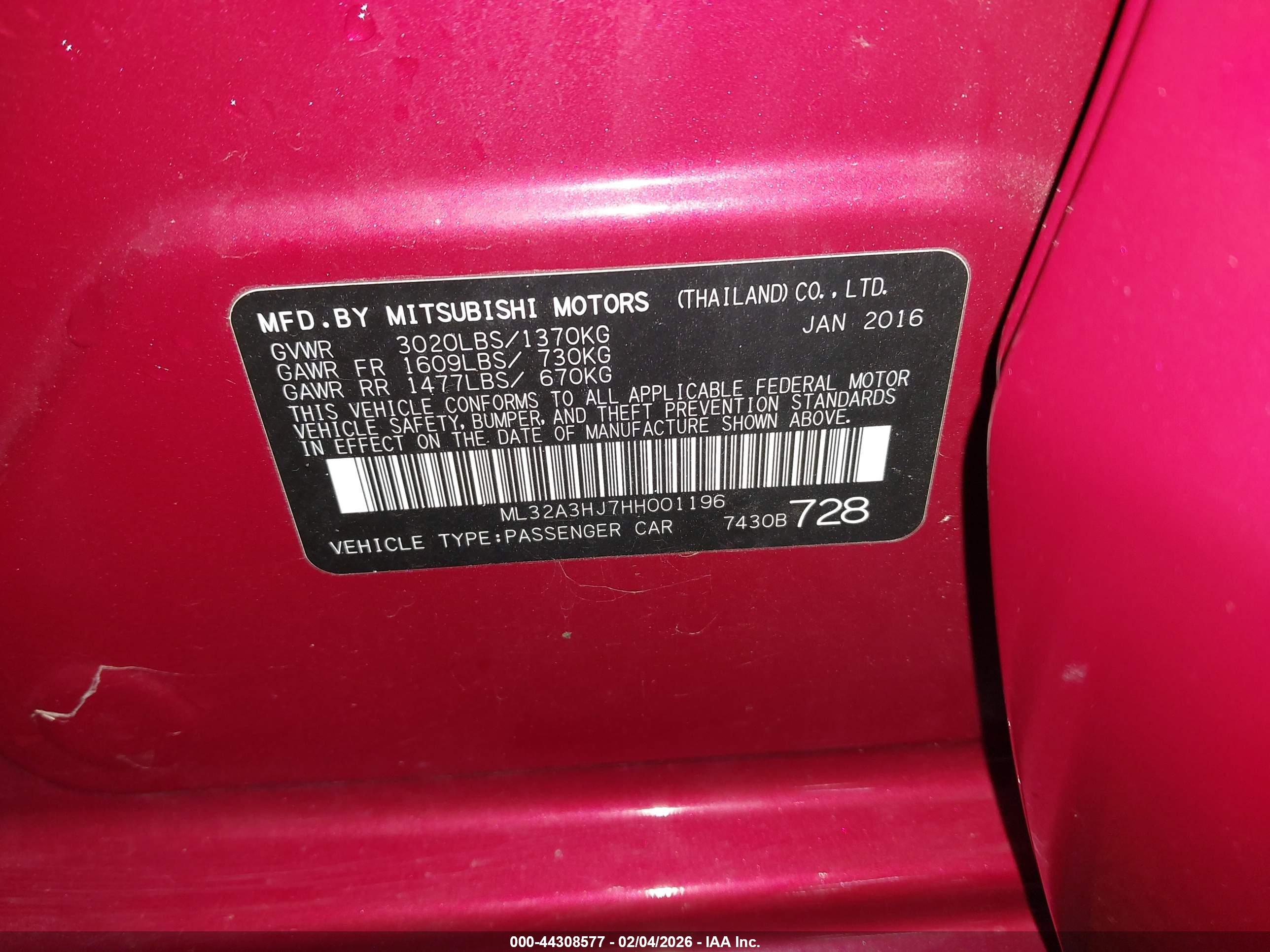 MITSUBISHI MIRAGE image 9