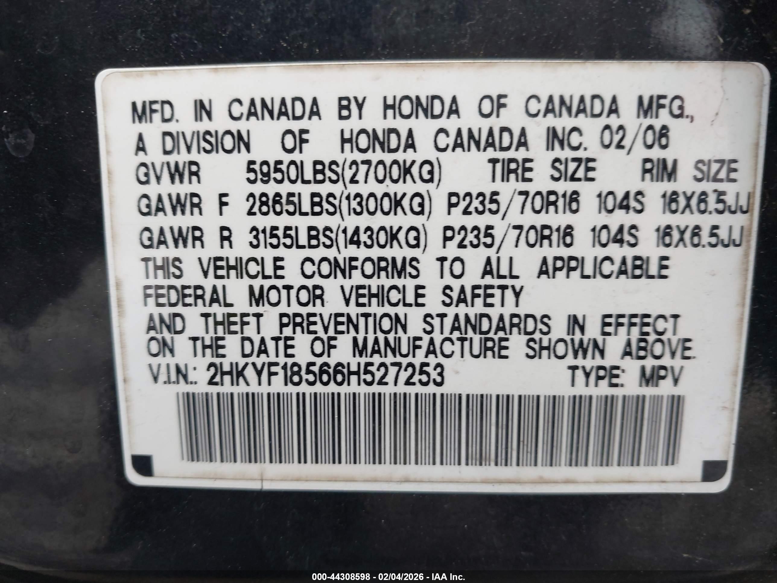 HONDA PILOT image 9