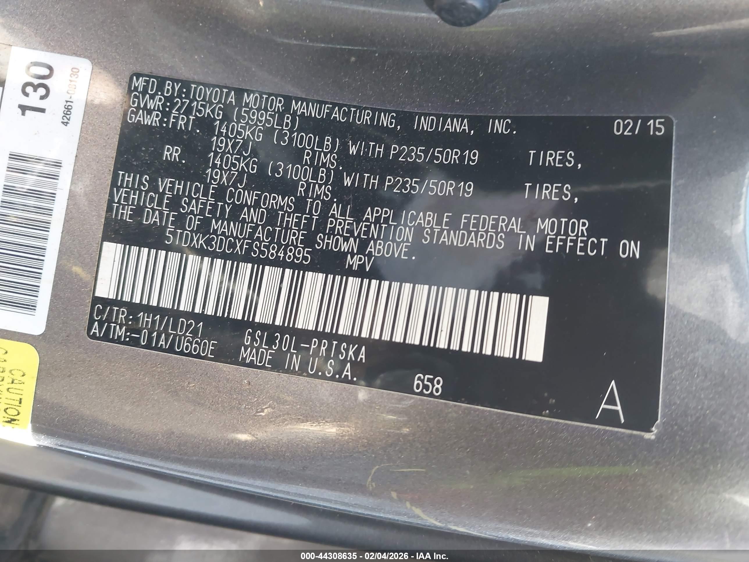 TOYOTA SIENNA image 9