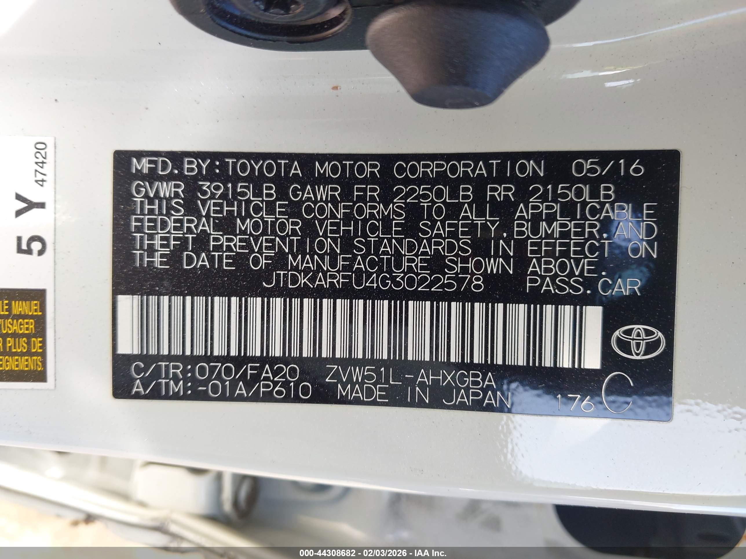 TOYOTA PRIUS image 9