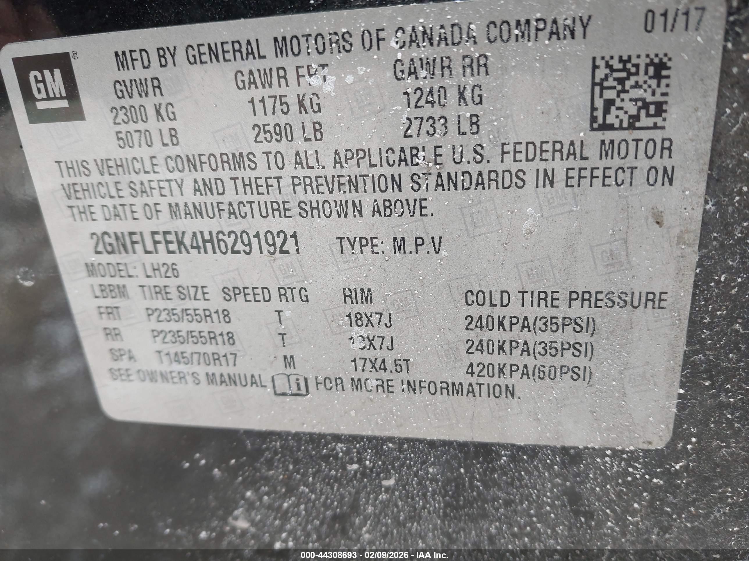 CHEVROLET EQUINOX image 9