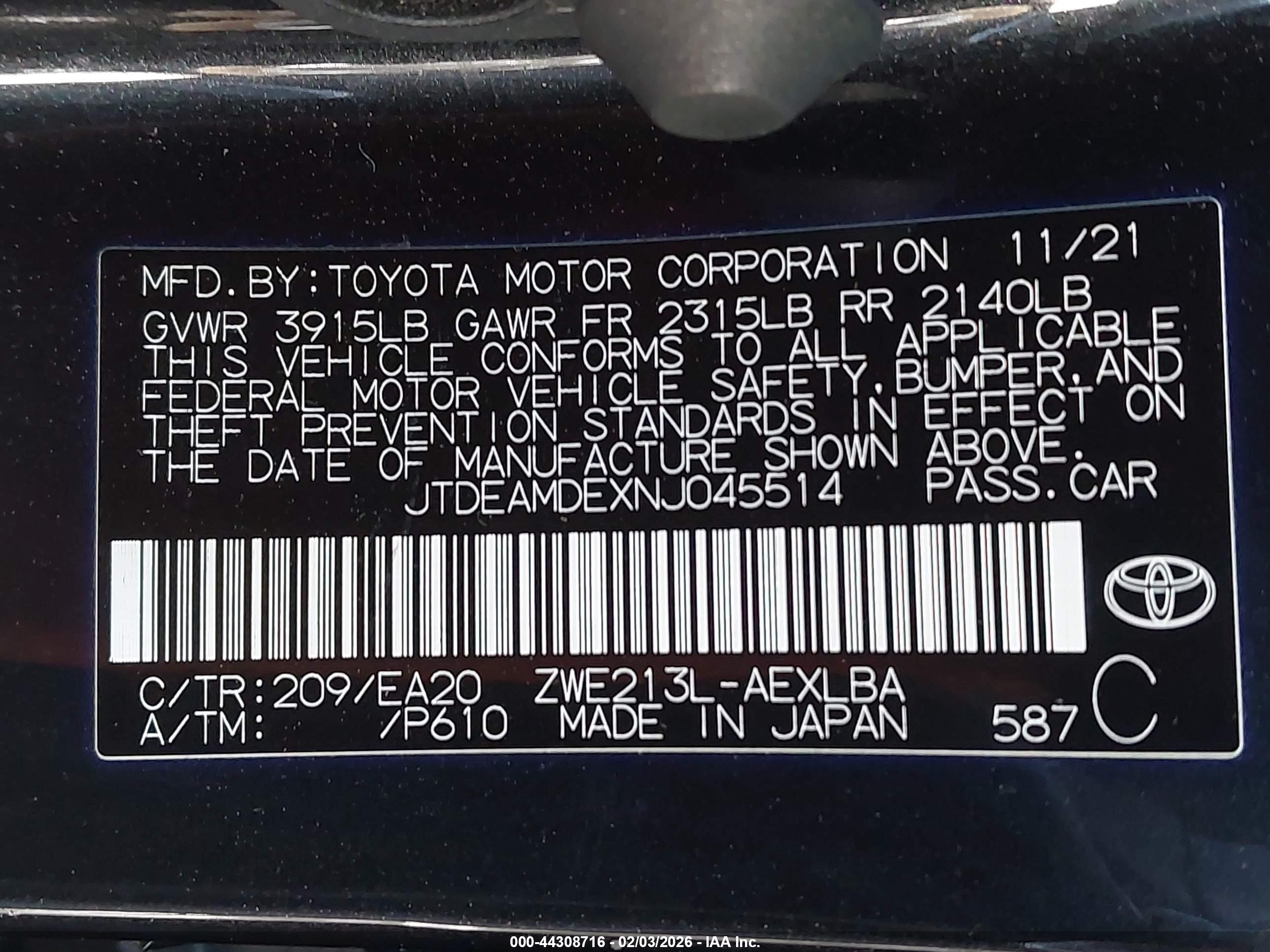 TOYOTA COROLLA image 9