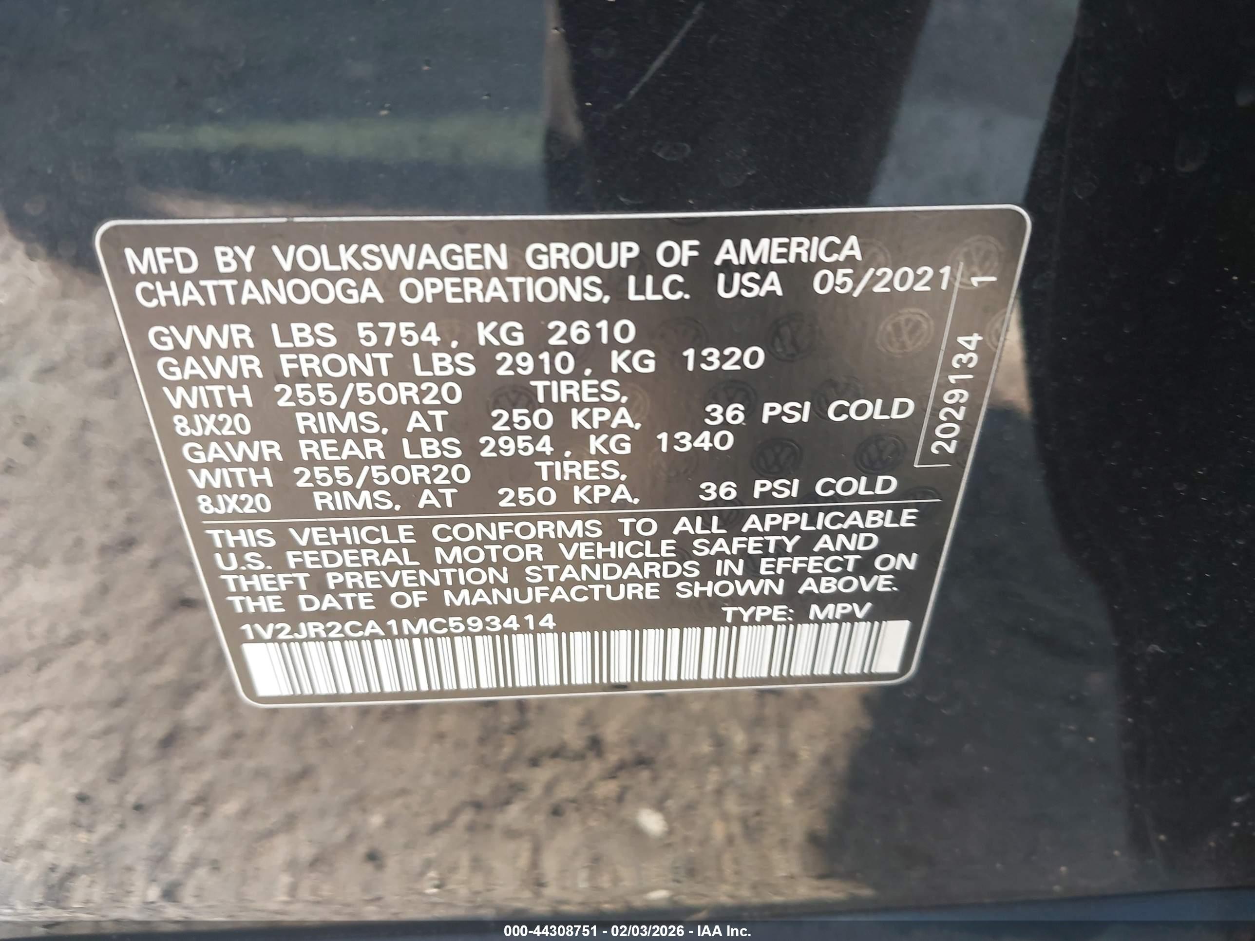 VOLKSWAGEN ATLAS image 9